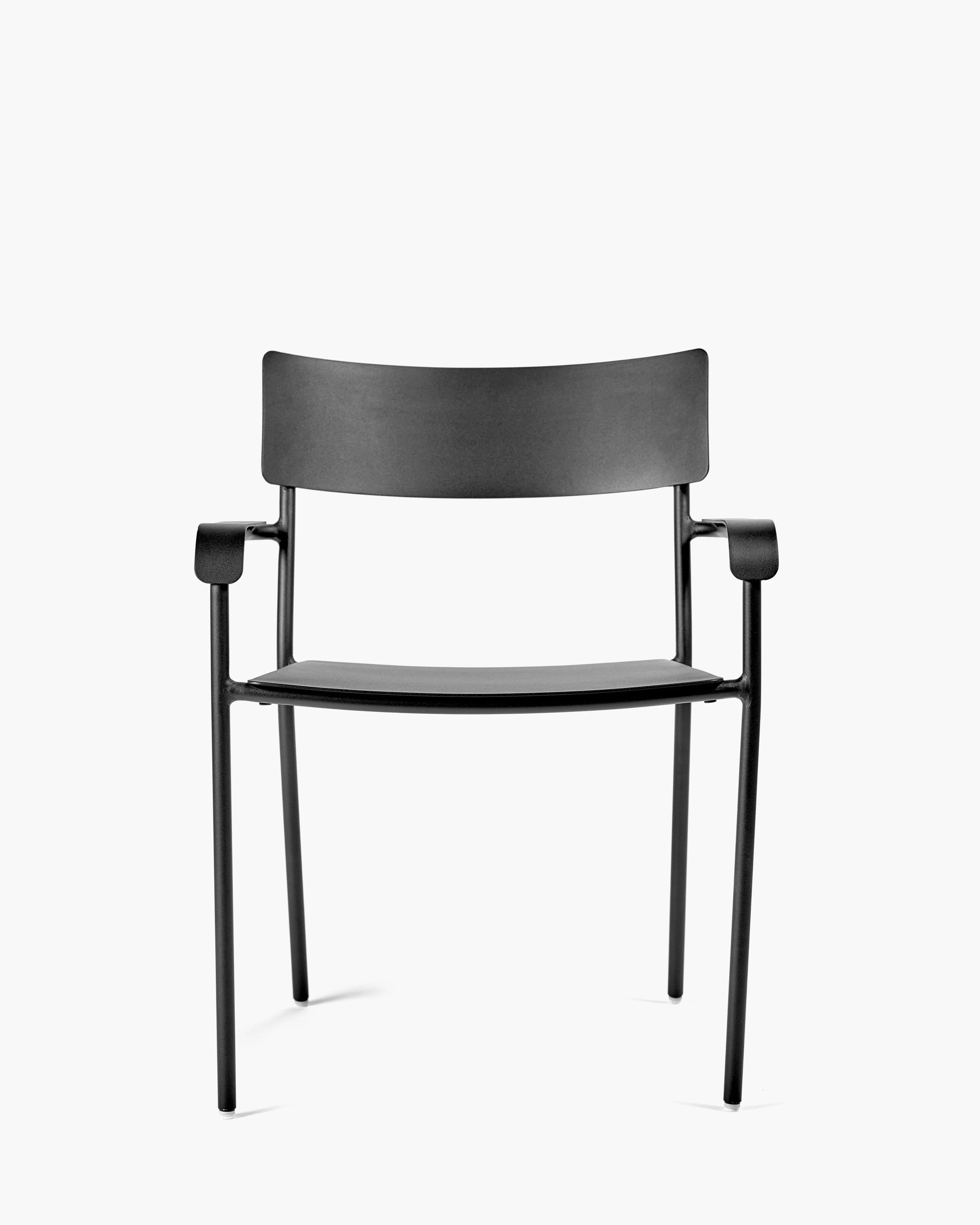 Armchair L aluminium black August - Image 3