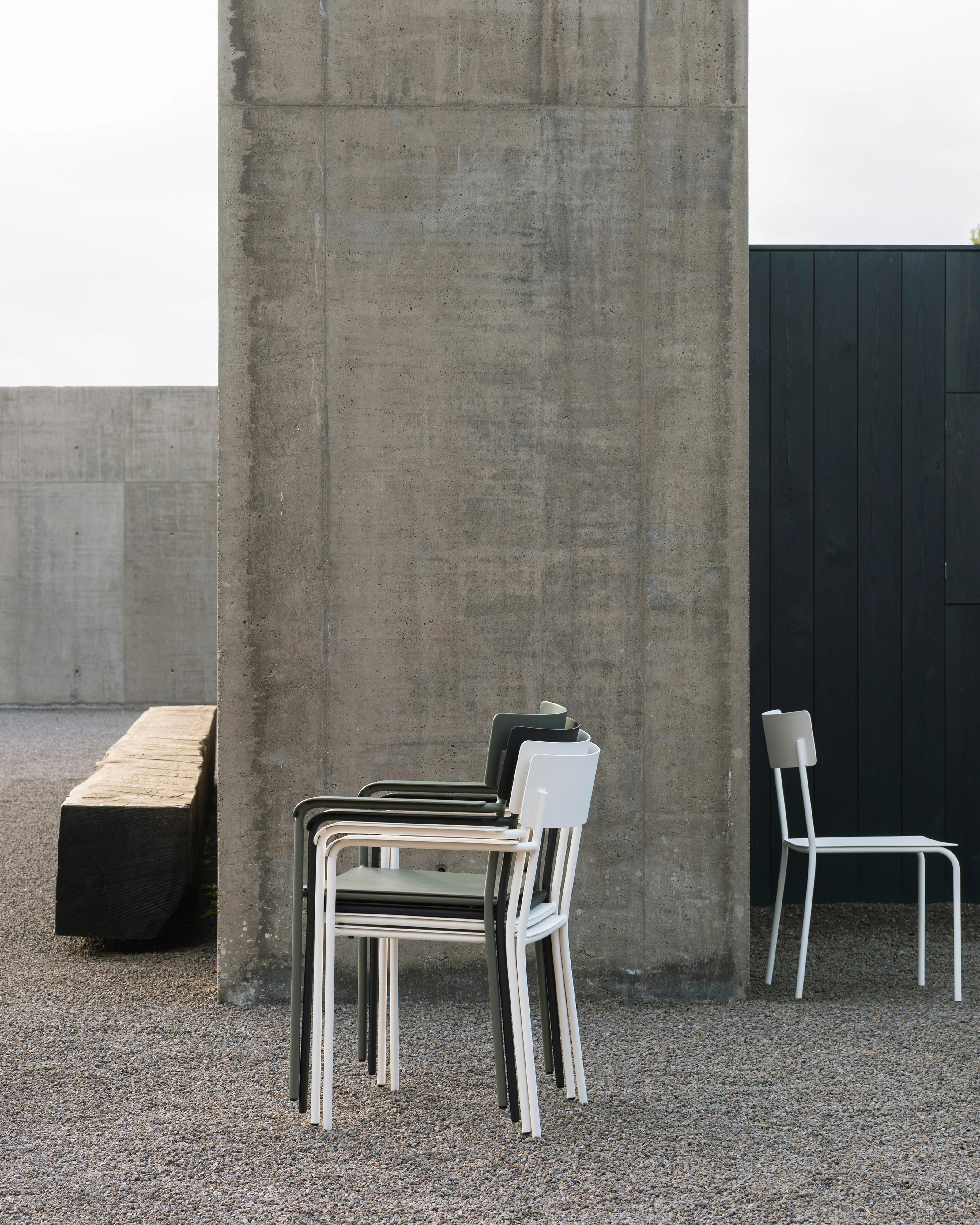Armchair S aluminium black August - Image 2