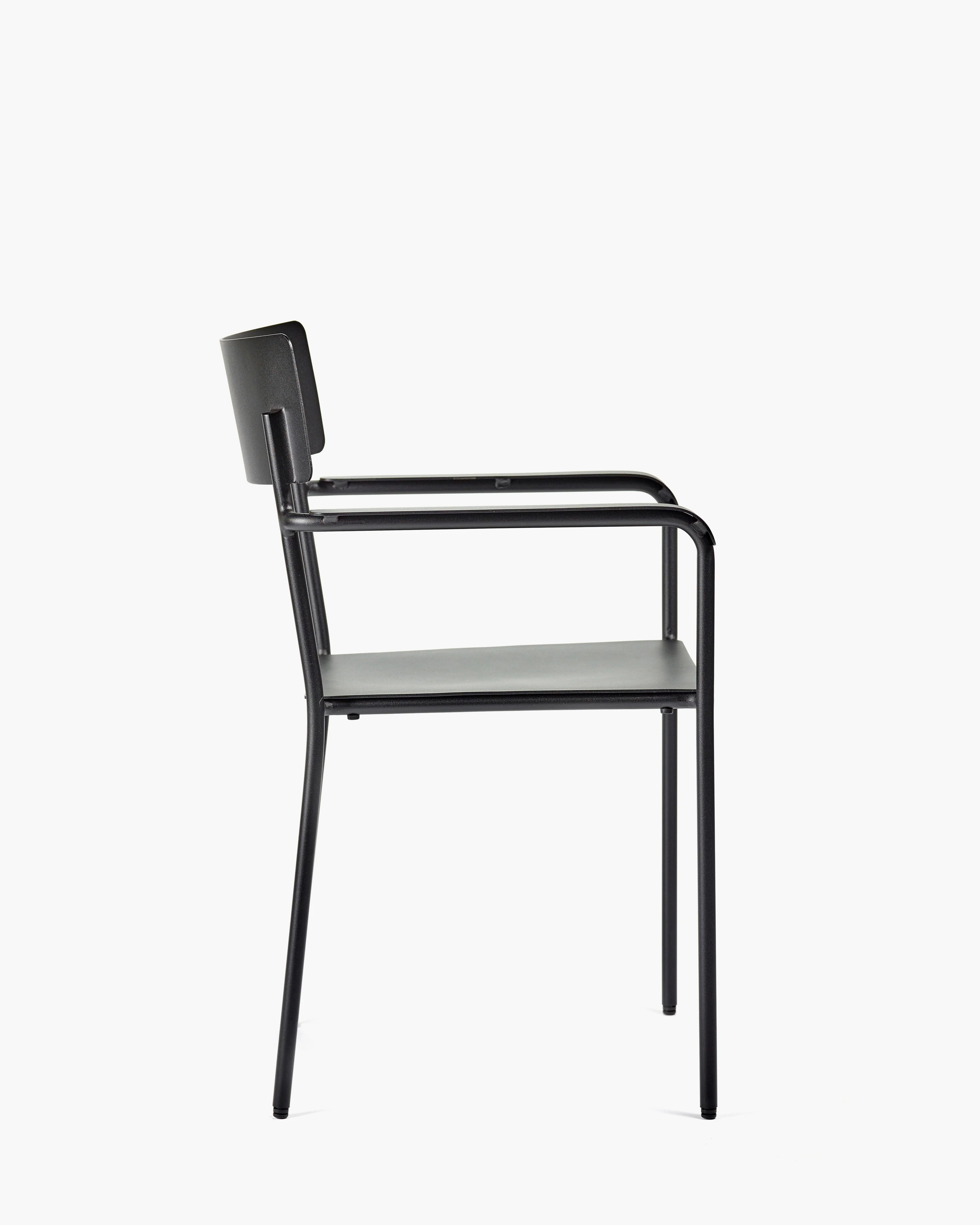 Armchair S aluminium black August - Image 4