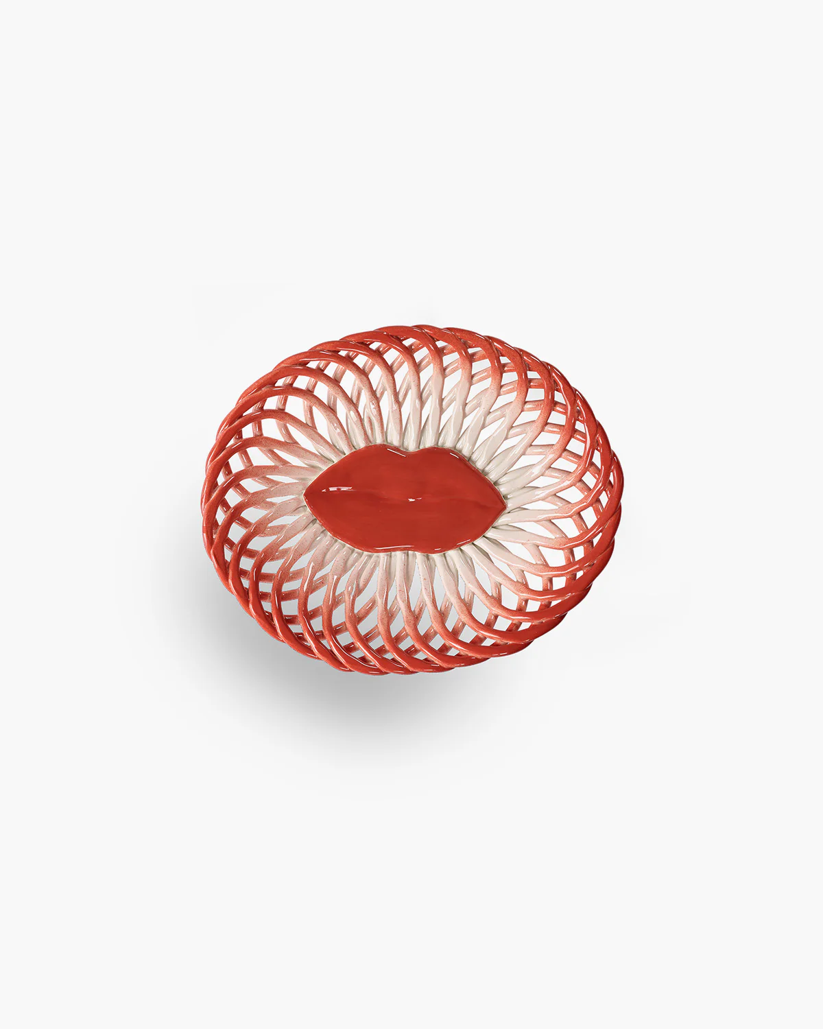 Basket Salvador red - white Les Objets Mouleversants - Image 3