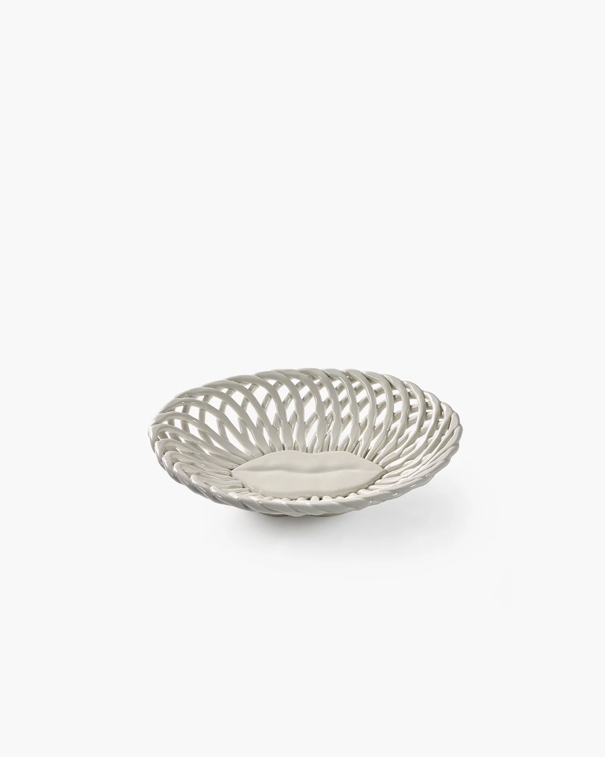 Basket Salvador white Les Objets Mouleversants