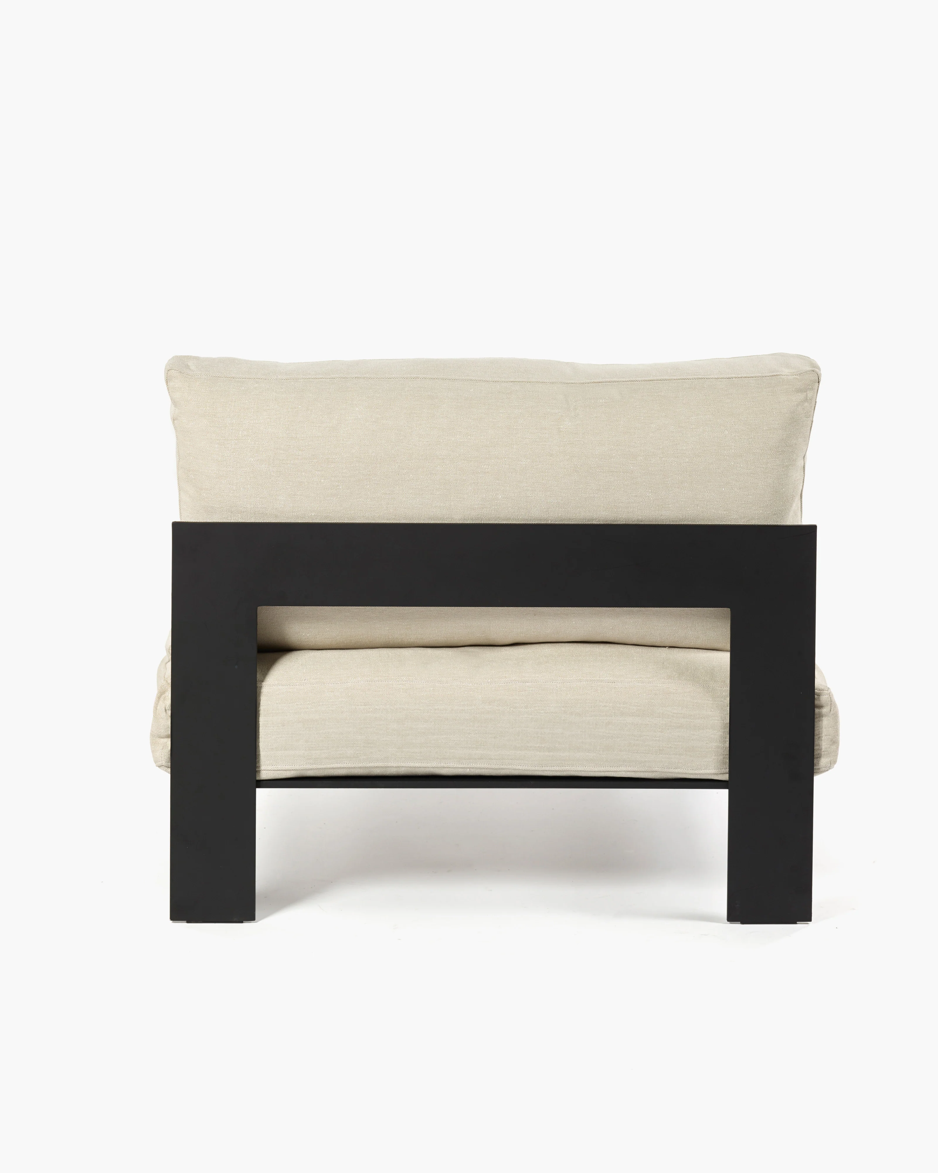 Bench one seater incl cushion indoor ivory - Image 3