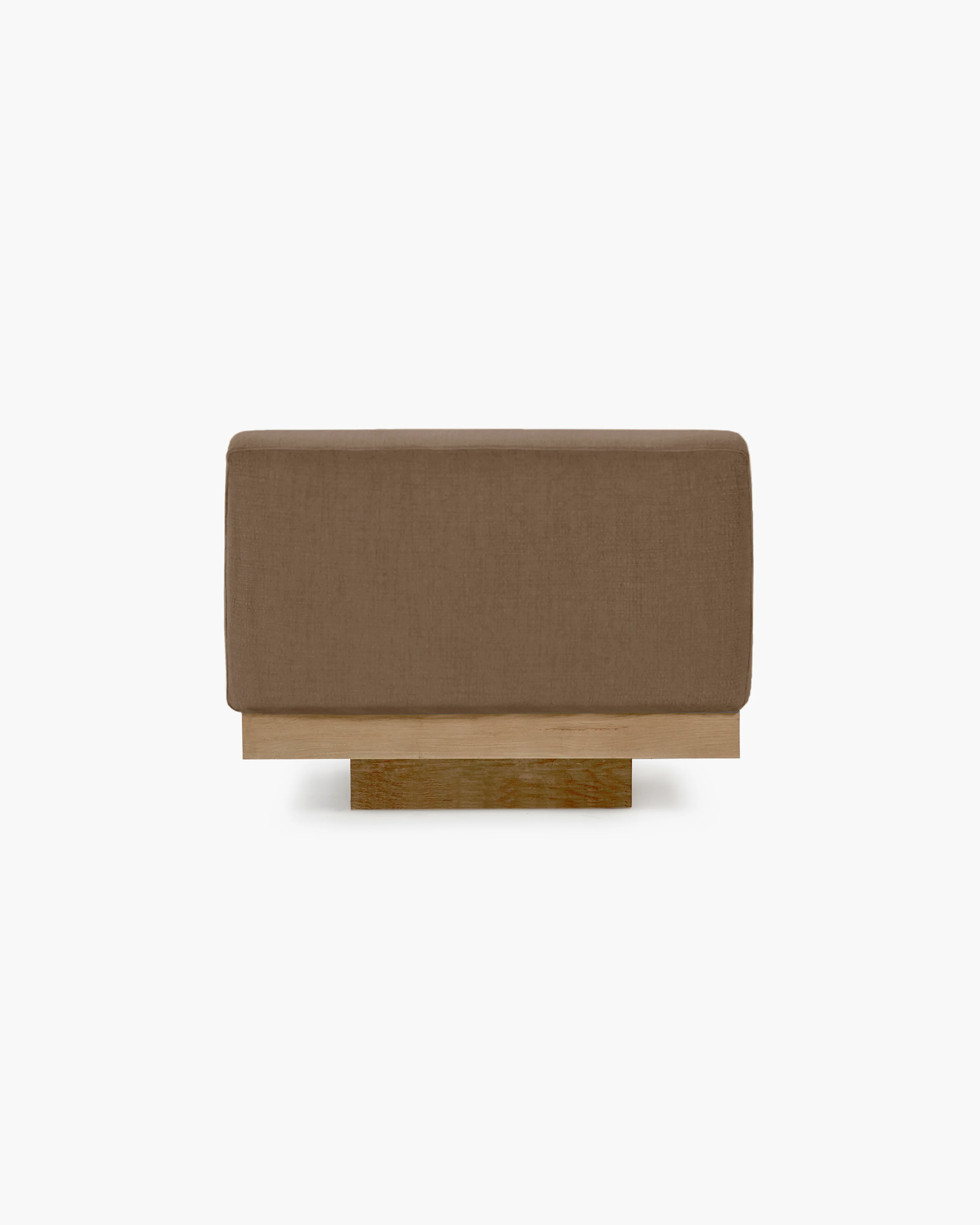 Bench one seater incl cushion outdoor camel Rudolph - Image 3