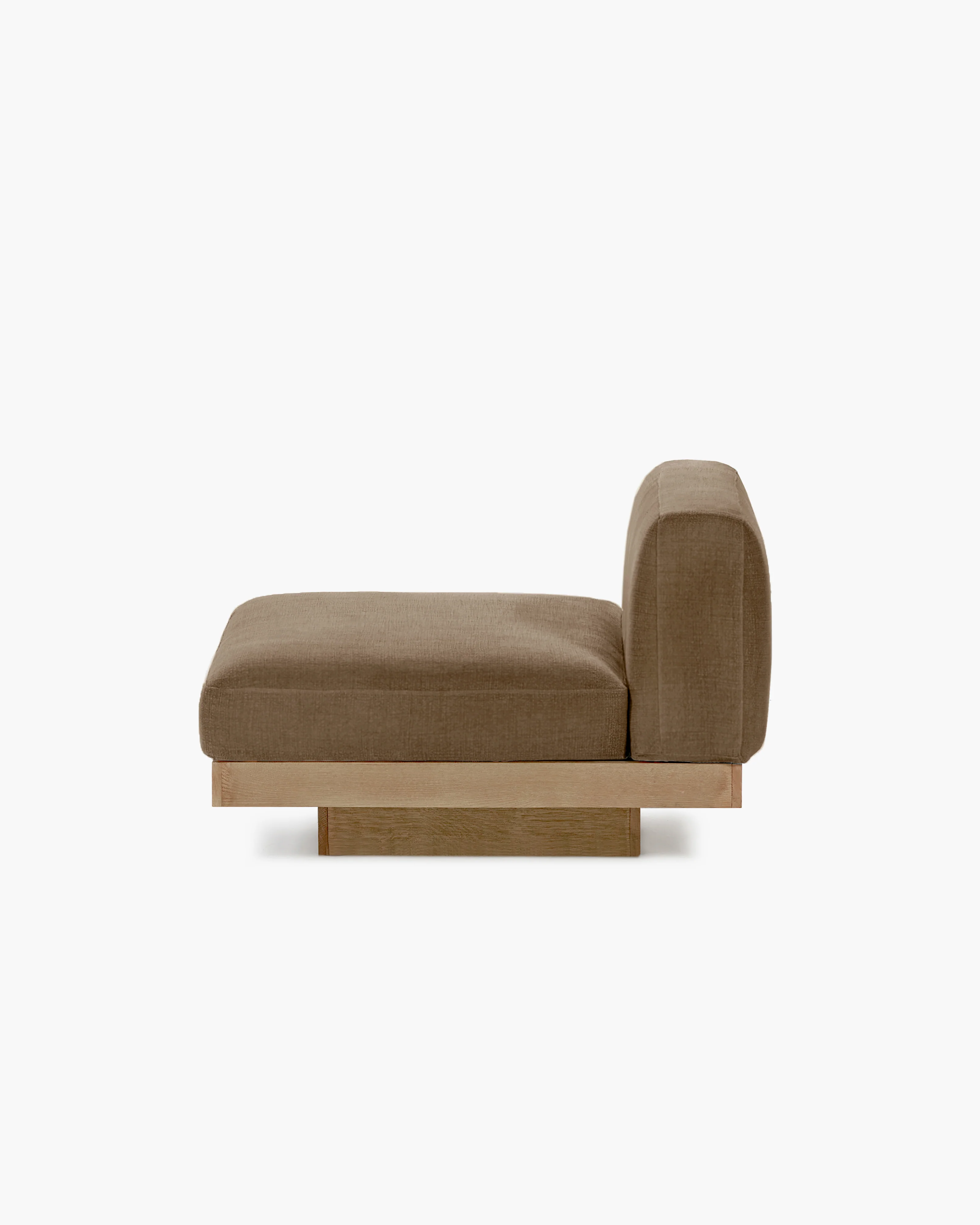 Bench one seater incl cushion outdoor camel Rudolph - Image 4