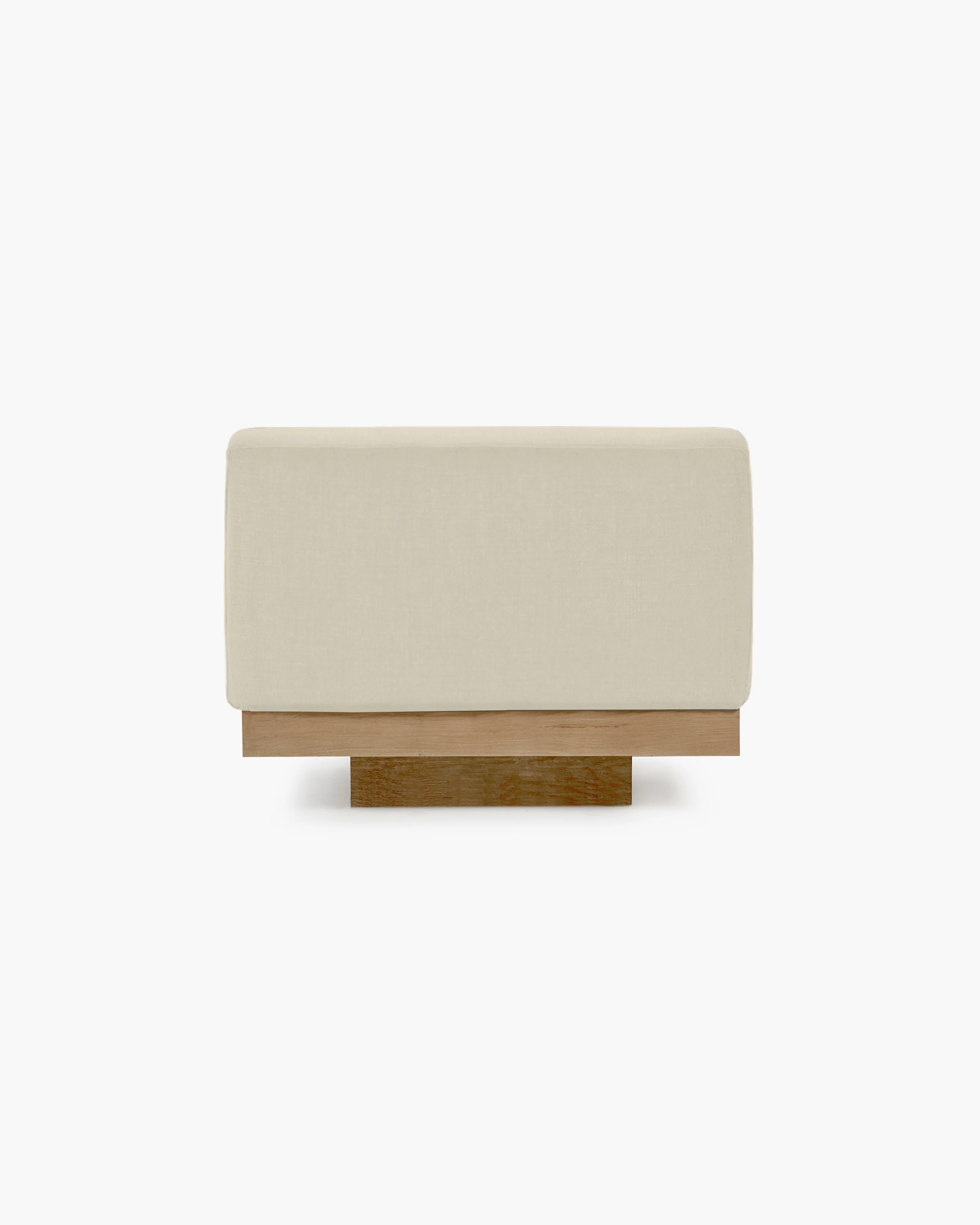 Bench one seater incl cushion outdoor chalk Rudolph - Image 3