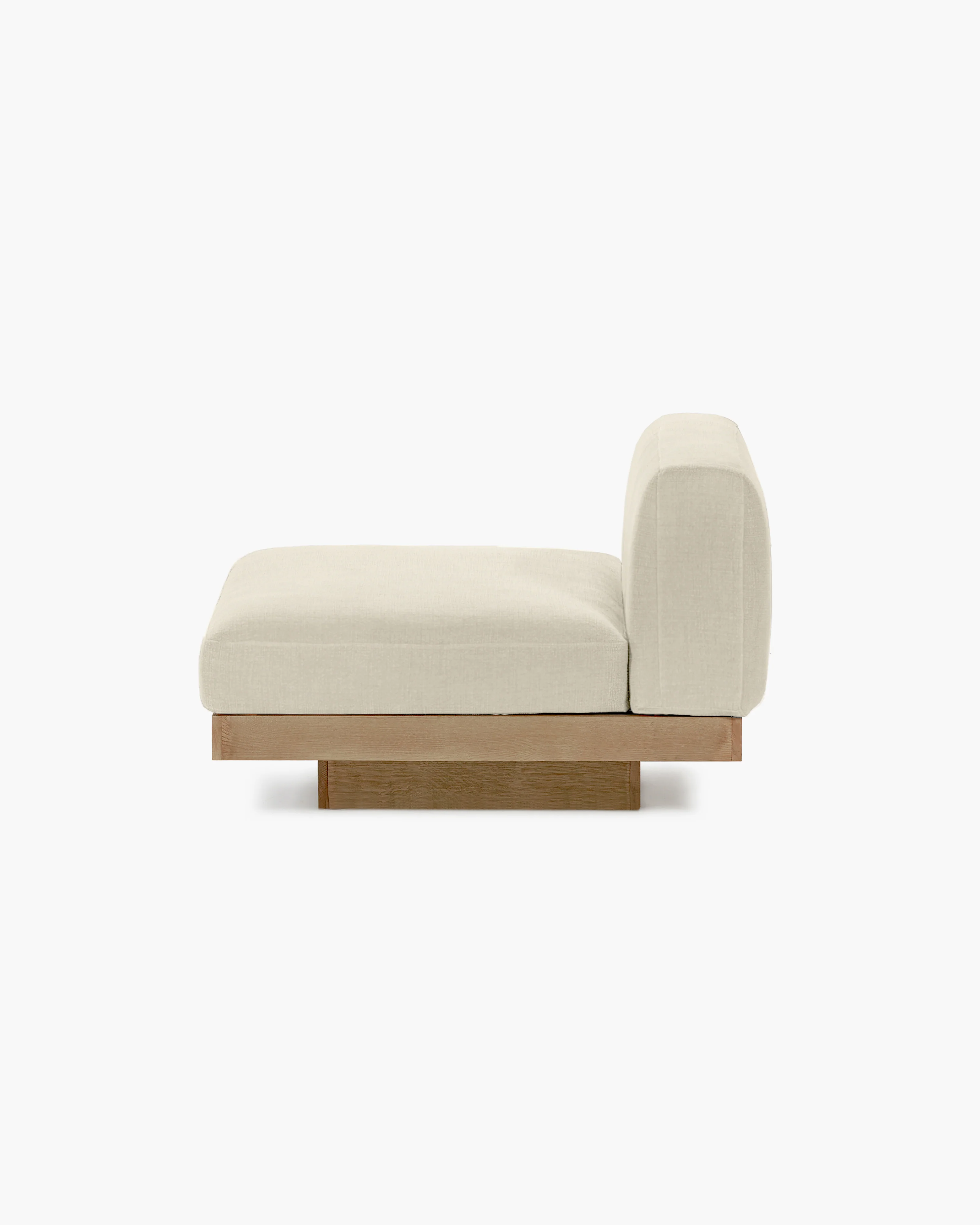 Bench one seater incl cushion outdoor chalk Rudolph - Image 4