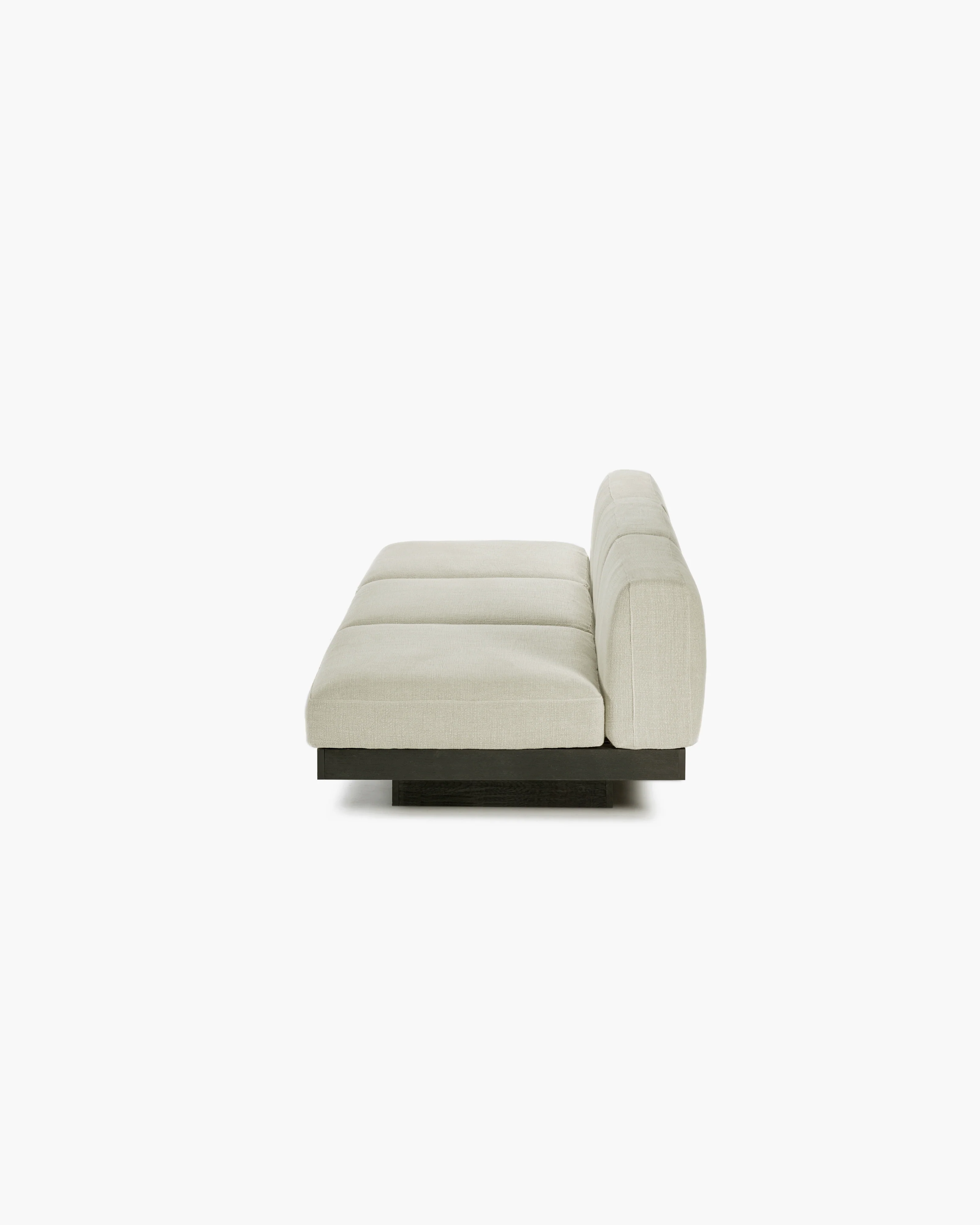 Bench three seater incl cushion indoor beige - black Rudolph - Image 4