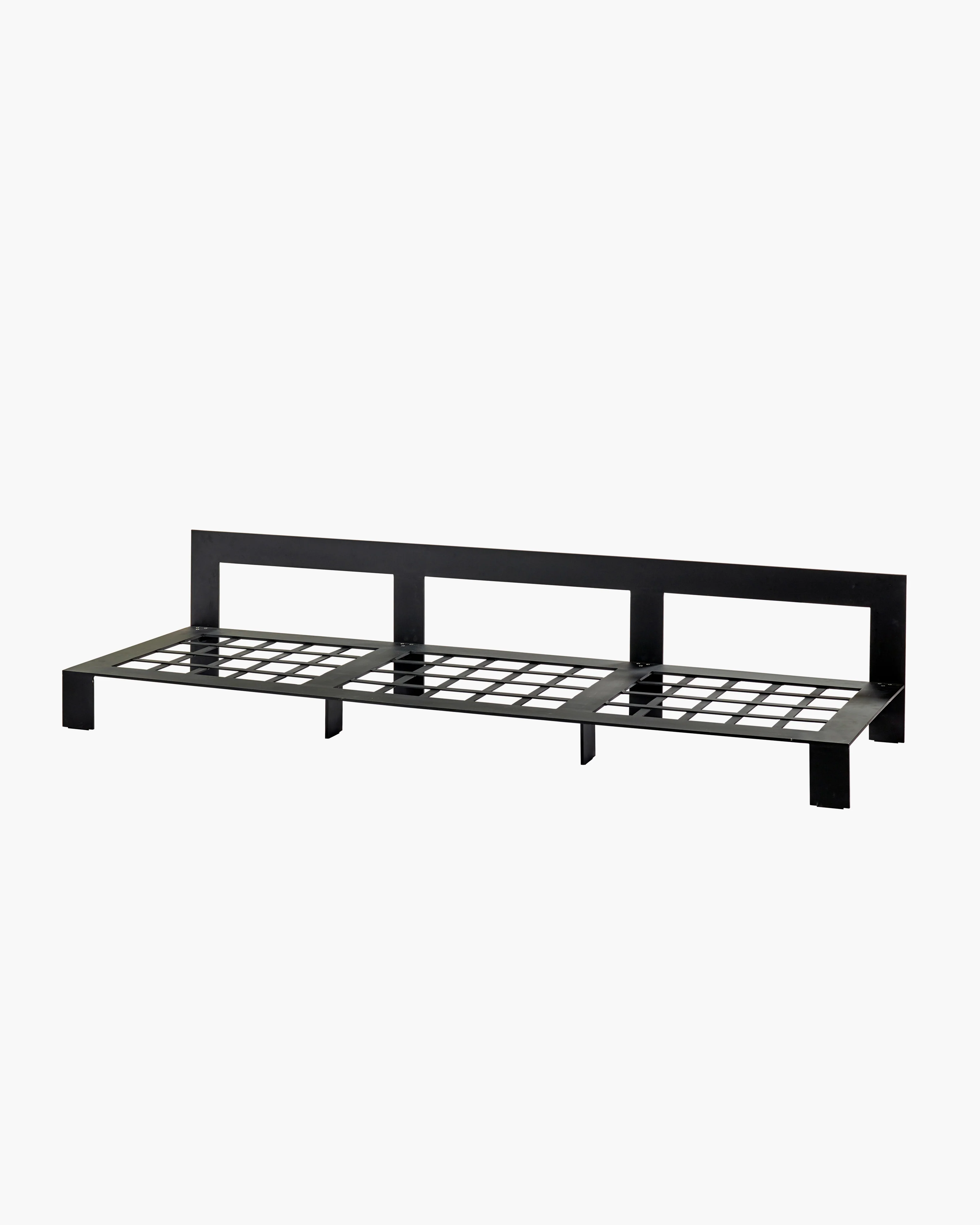 Bench three seater incl cushion indoor natural - Image 2