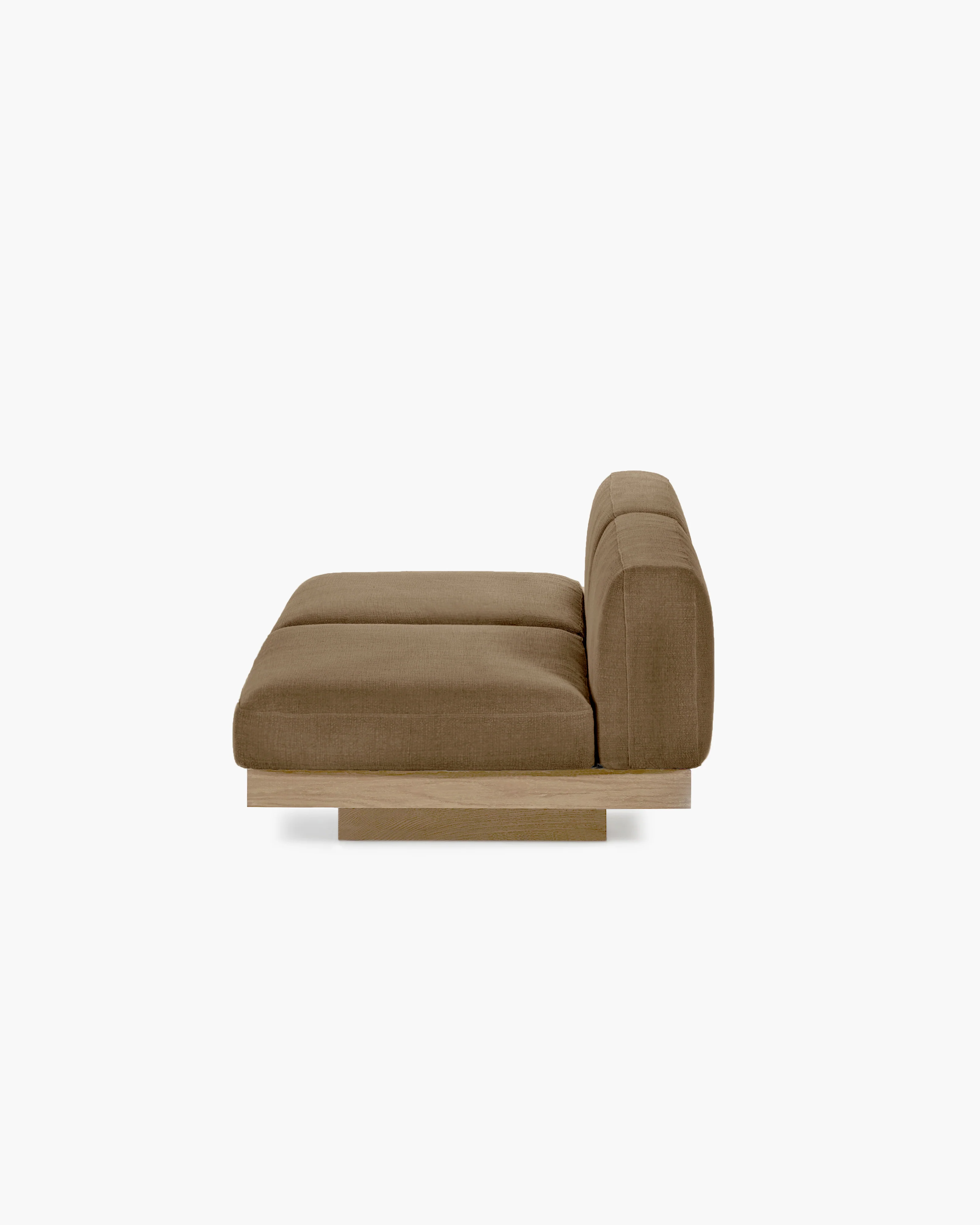 Bench two seater incl cushion outdoor camel Rudolph - Image 4