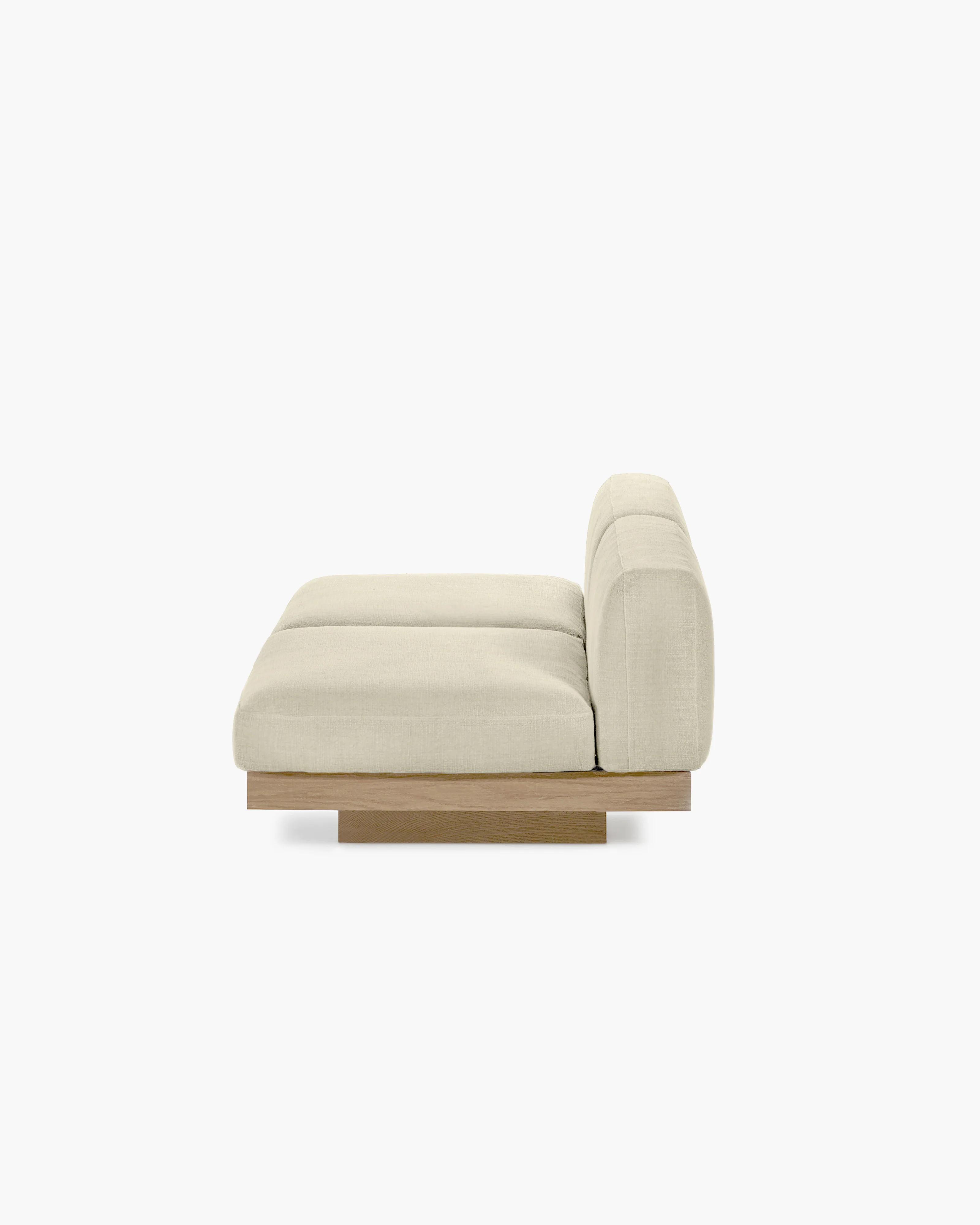 Bench two seater incl cushion outdoor chalk Rudolph - Image 4