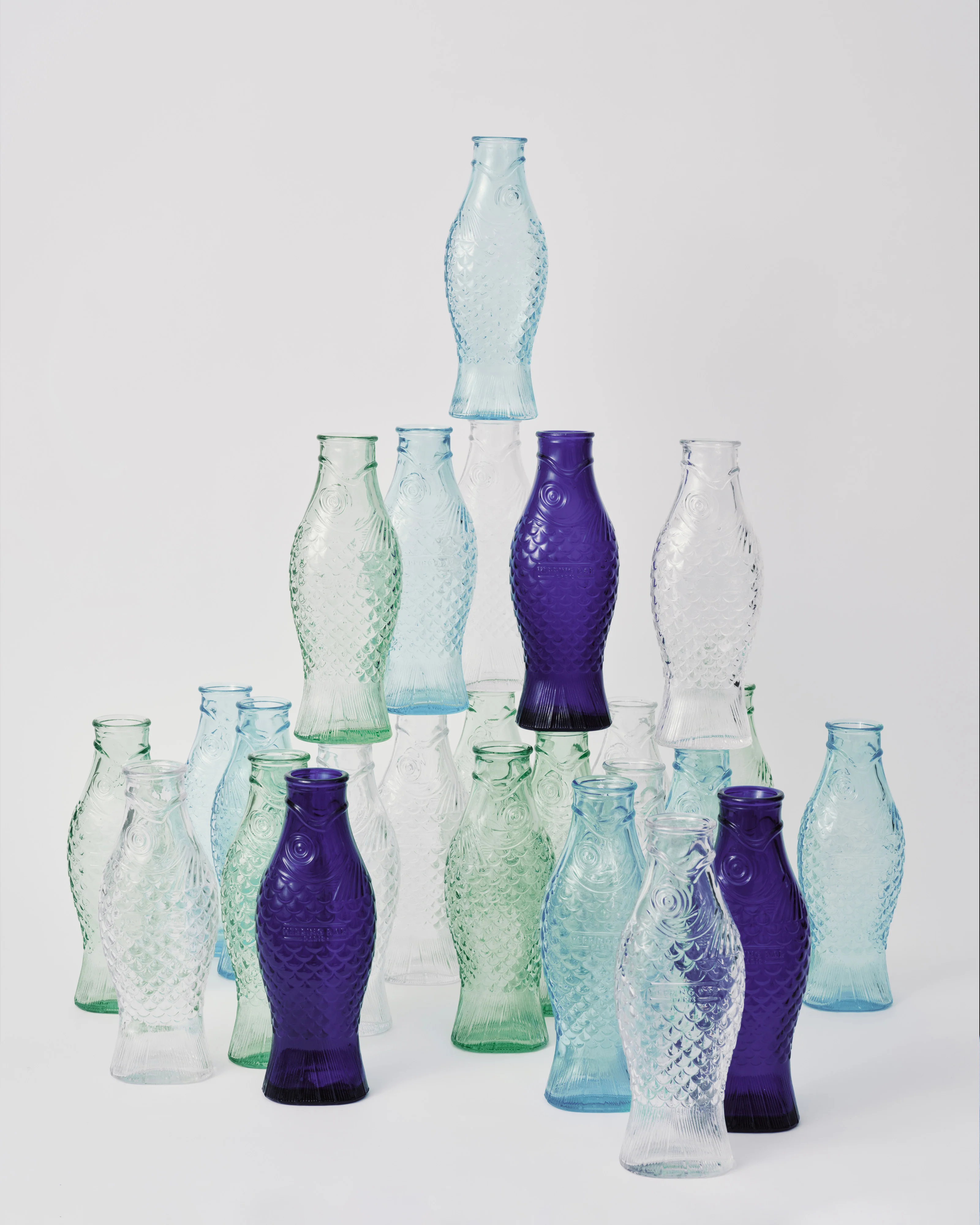 Carafe cobalt blue Fish & Fish - Image 2