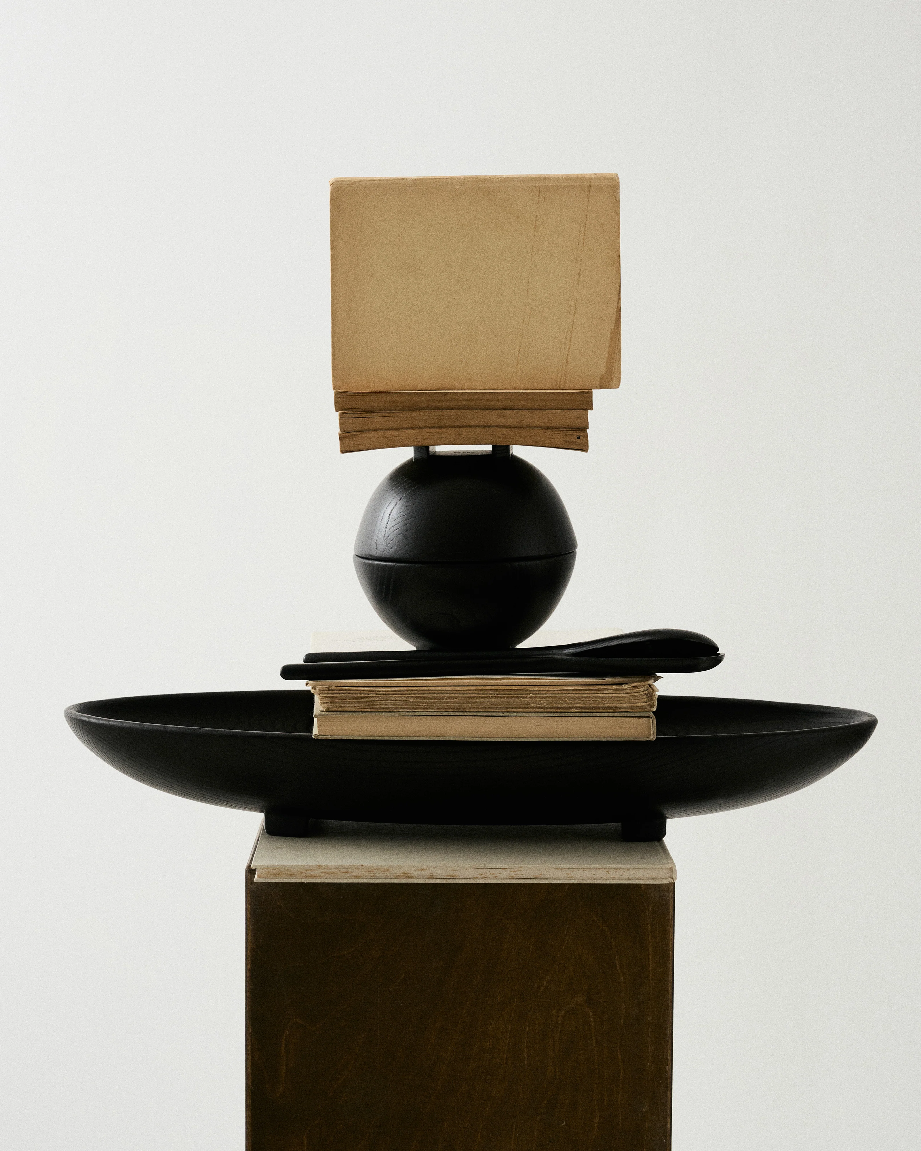 Bowl L black wood Out of lines - Image 2