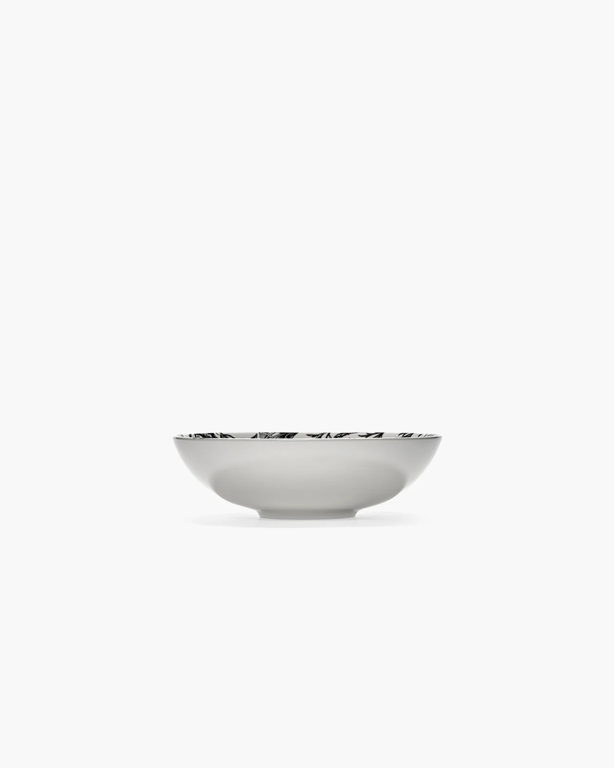Bowl low M enchanted garden white - black Unity - Image 4