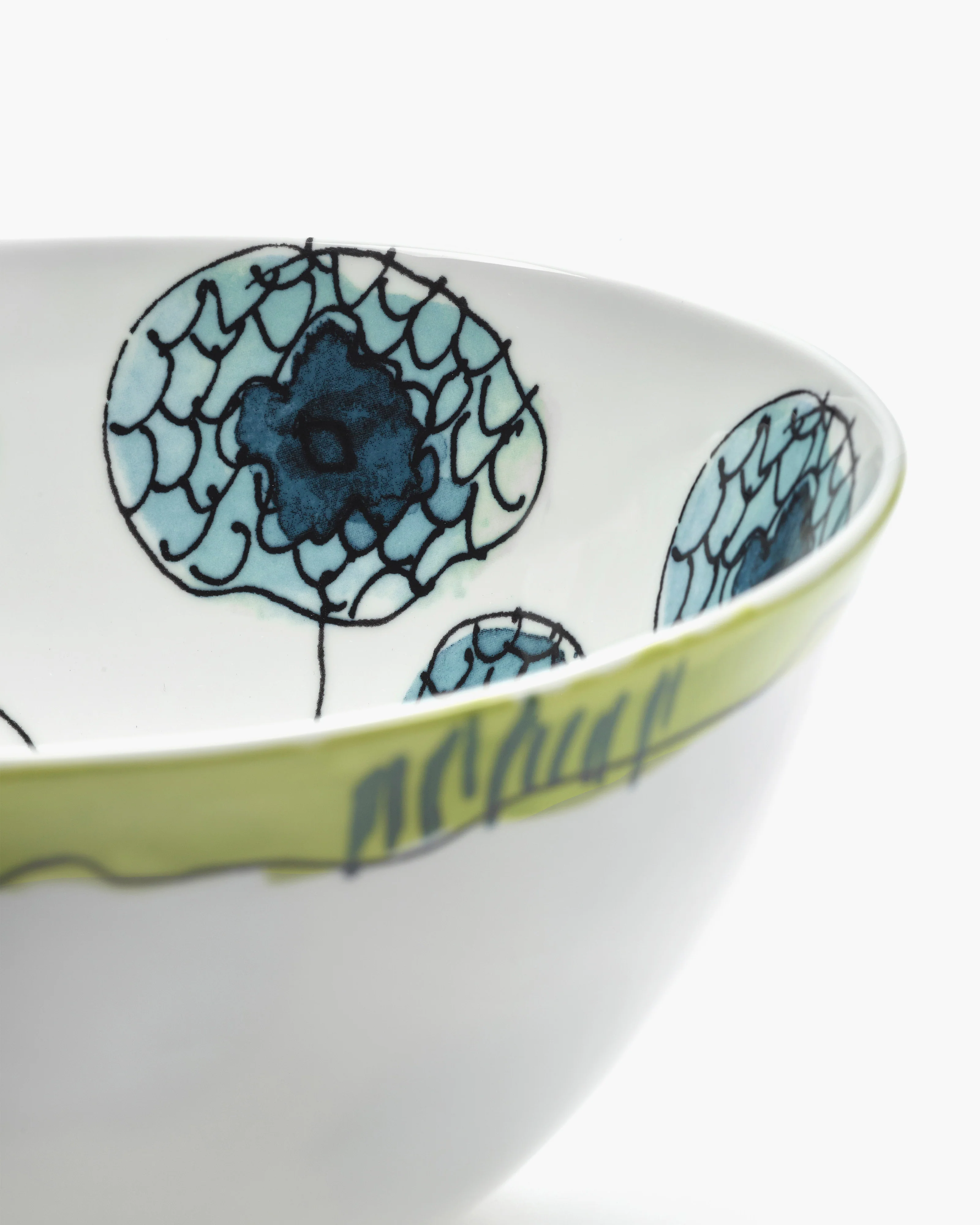 Bowl M Anemone vaniglia Midnight Flowers - Image 5