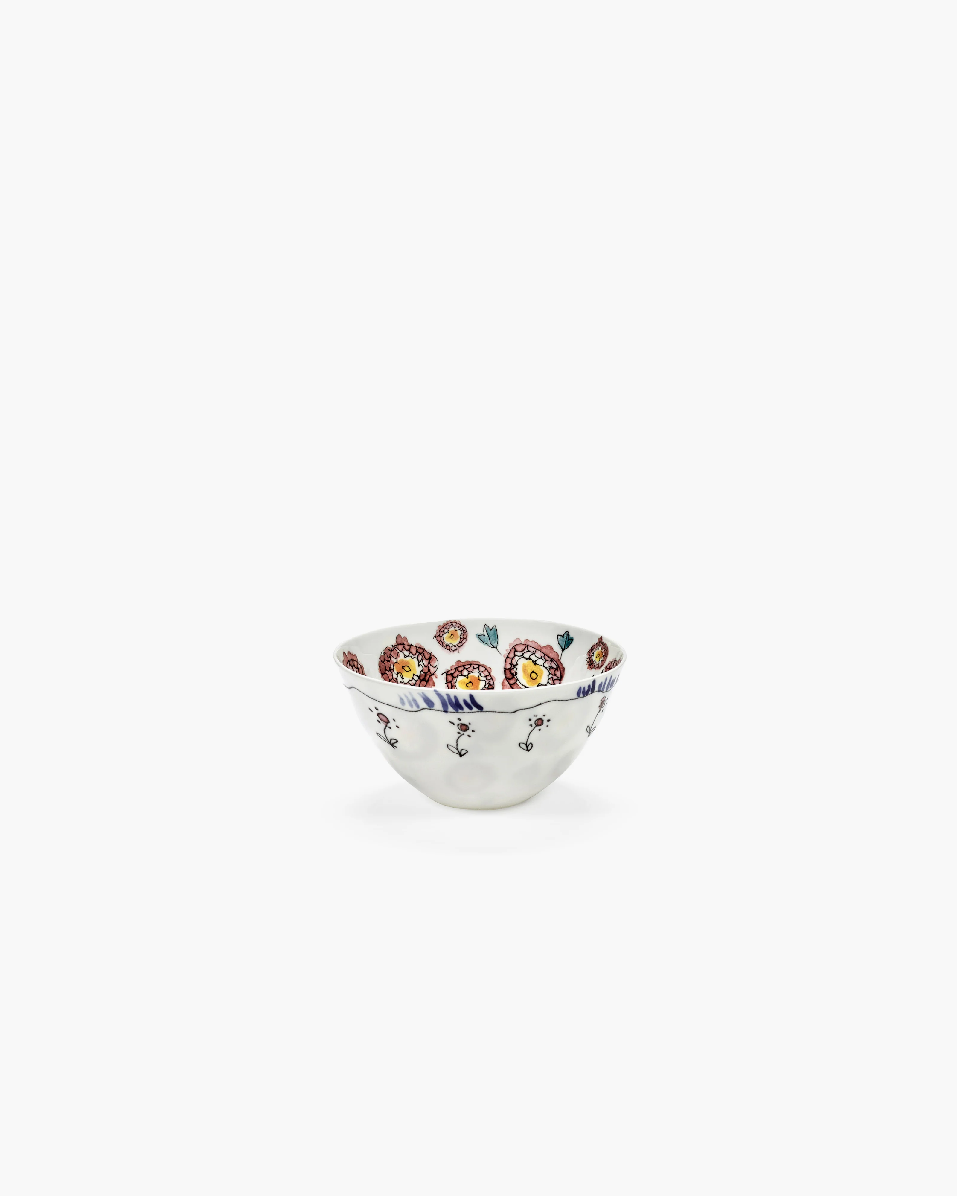 Bowl S Anemone milk Midnight Flowers