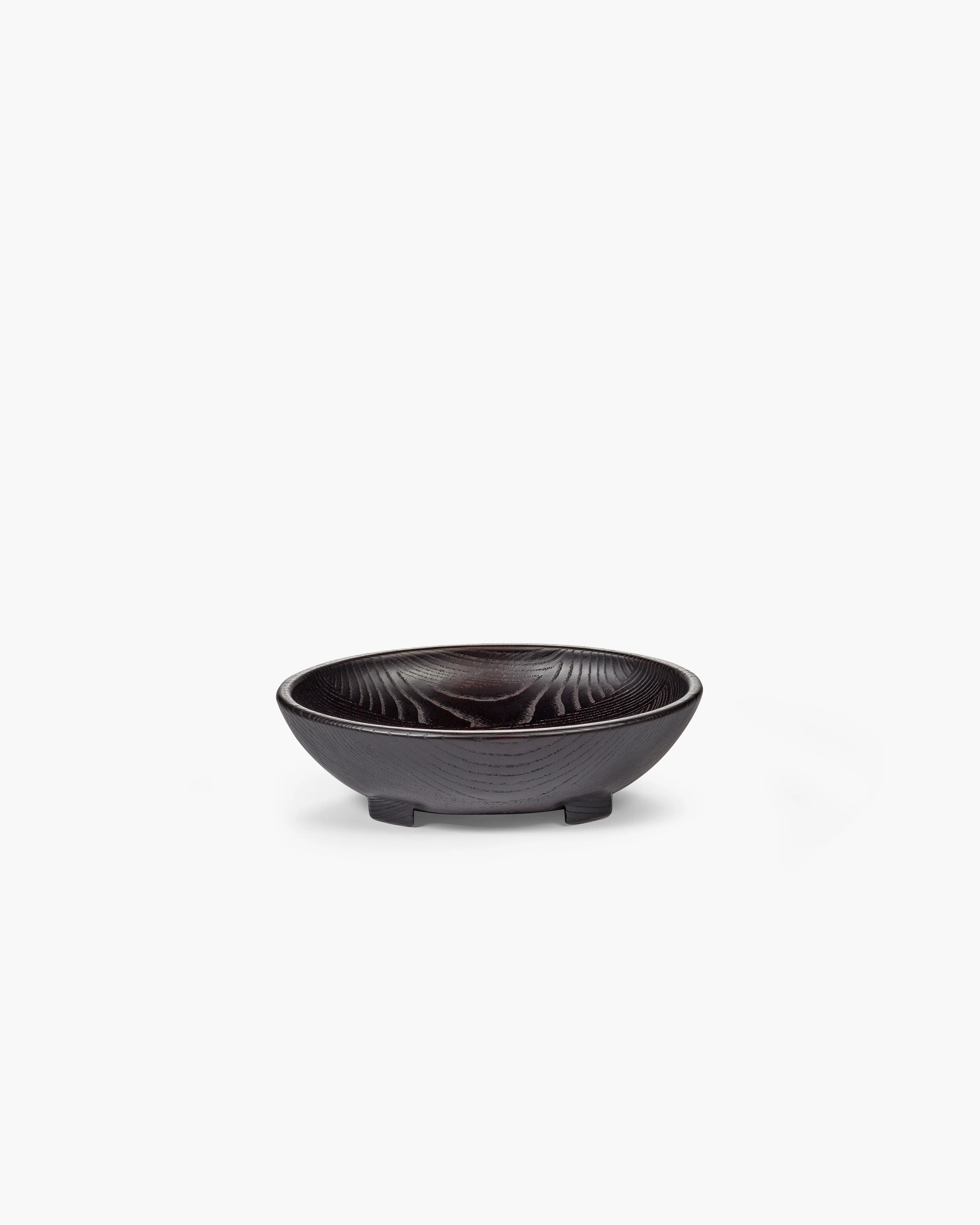 Bowl S black wood Out of lines