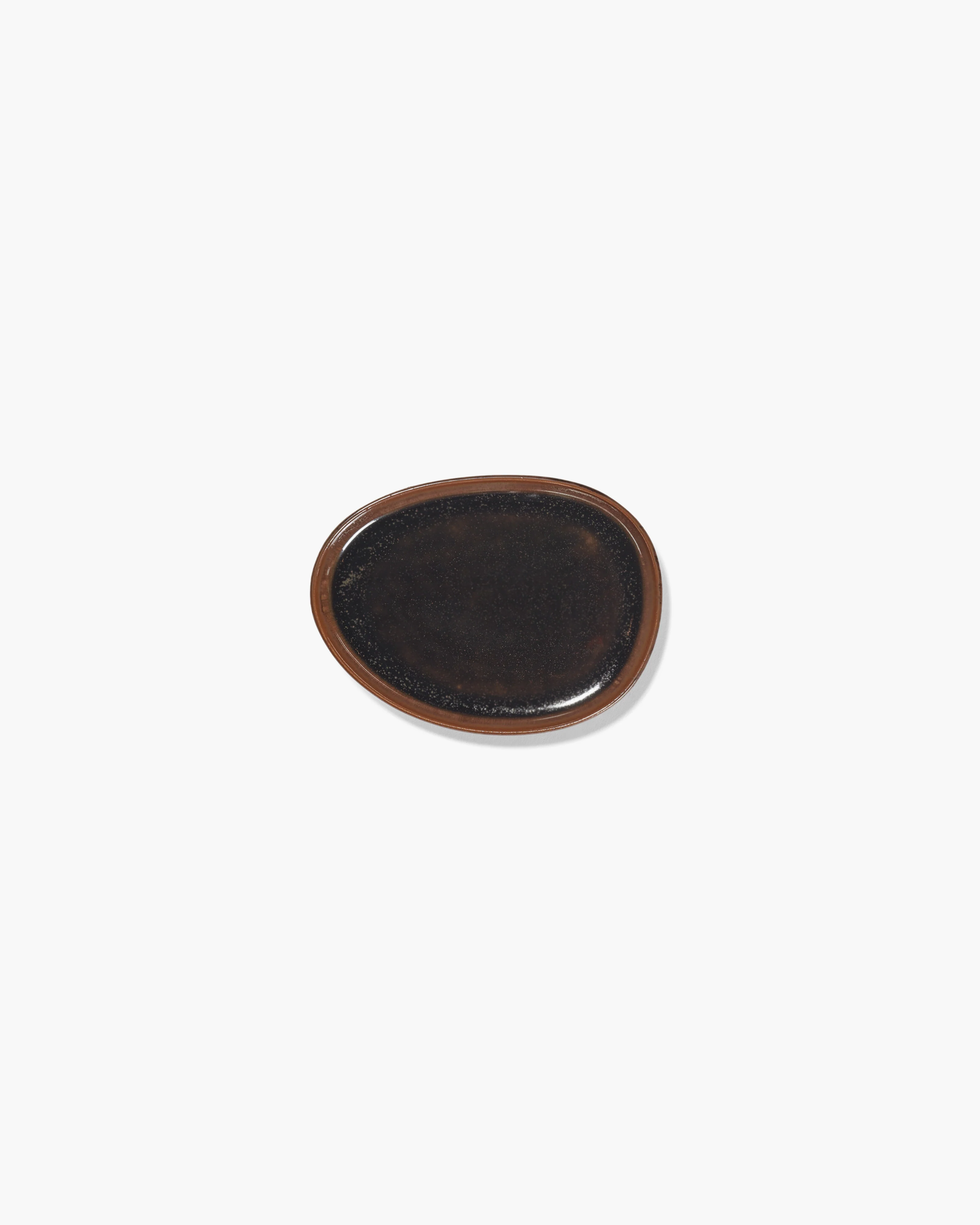 Bread plate dark brown Out of lines - Image 3