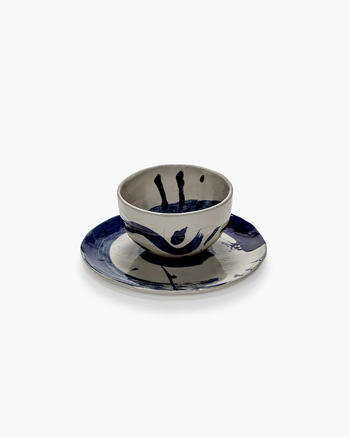 Breakfast bowl beige - blue Sophia - Image 7