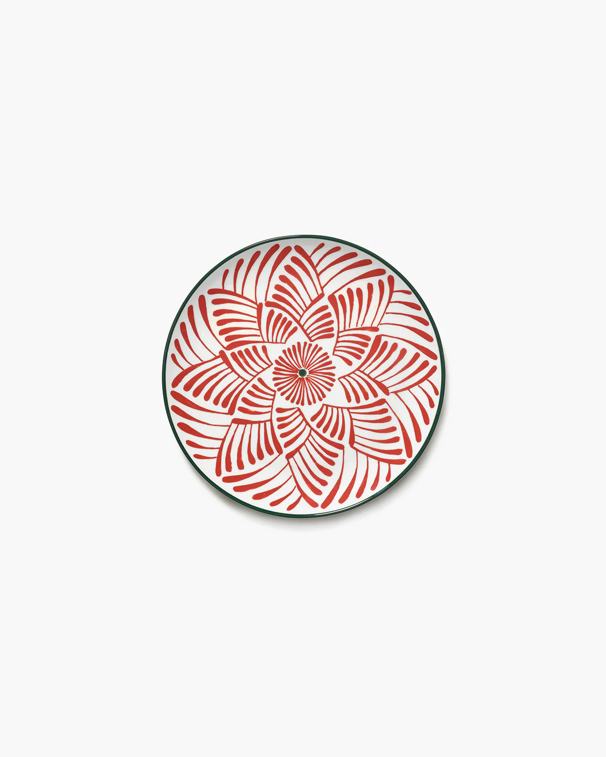 Breakfast plate ass/4 red - green Bazaar - Image 8