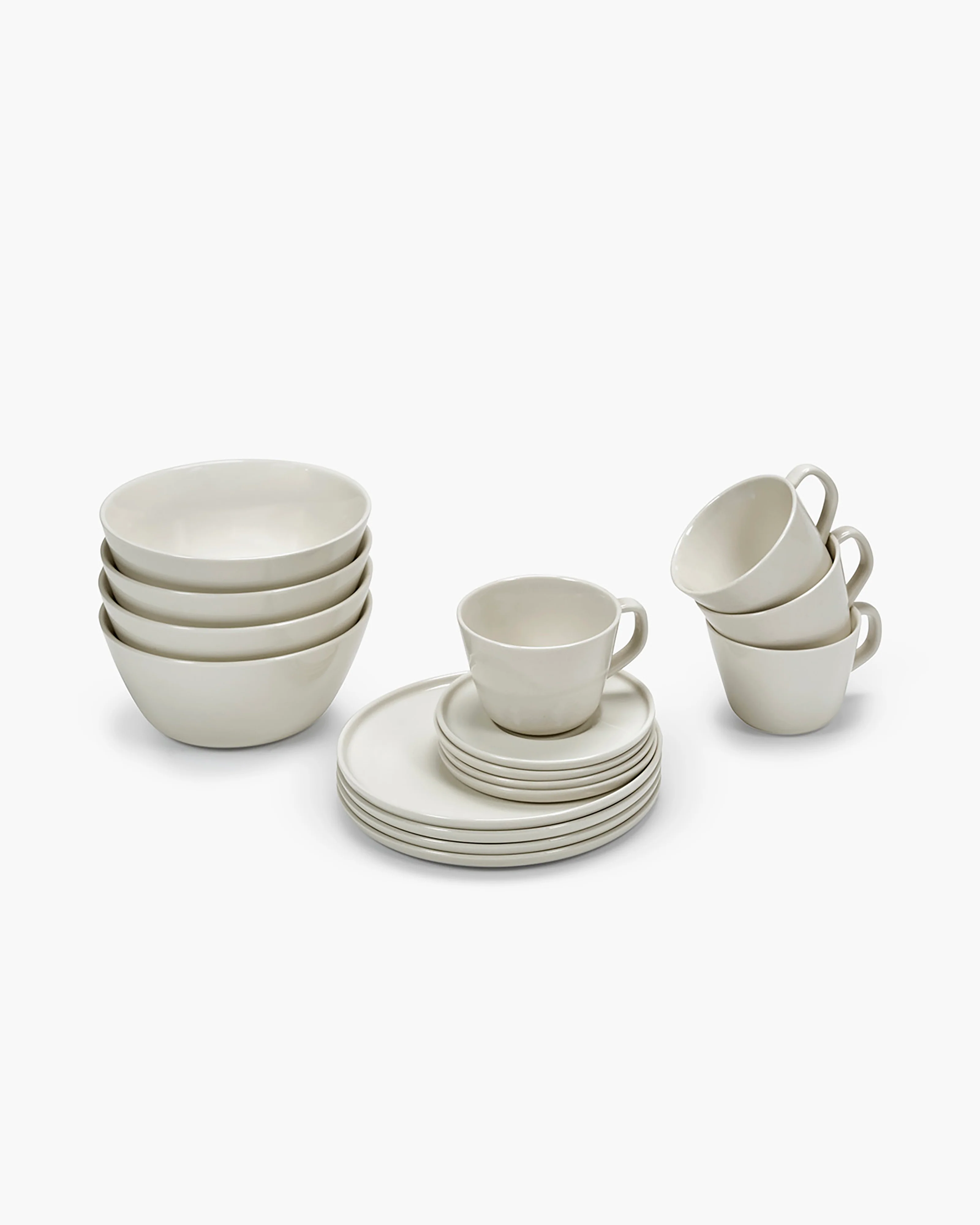 Breakfast Set 16 pieces ivory Cena - Image 3