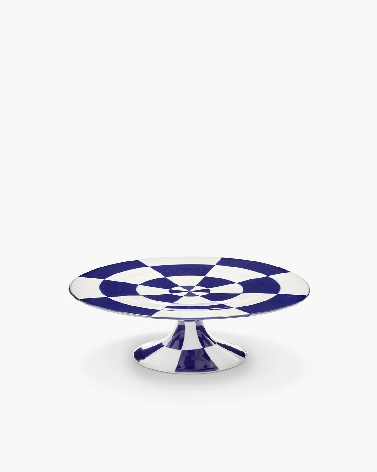 Cake stand blue - white Fête des Bêtes Les Objets Mouleversants