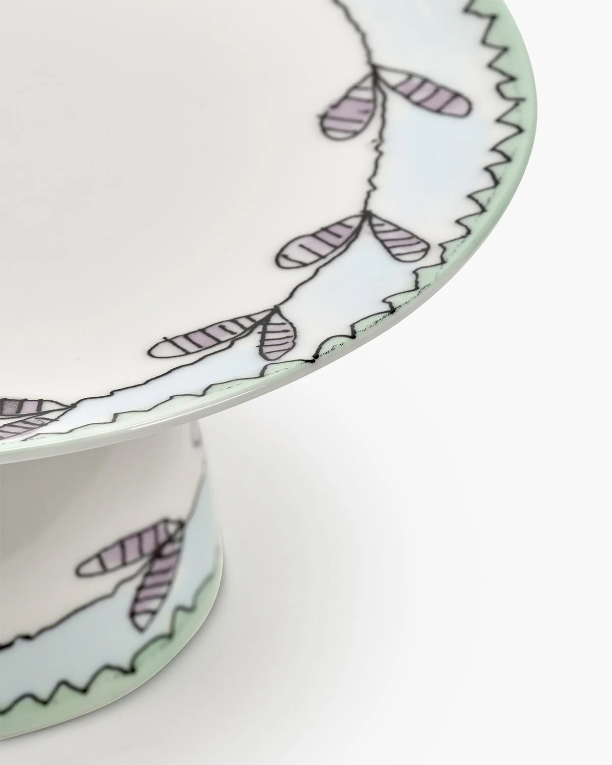 Cake stand S blossom milk Midnight Flowers - Image 4