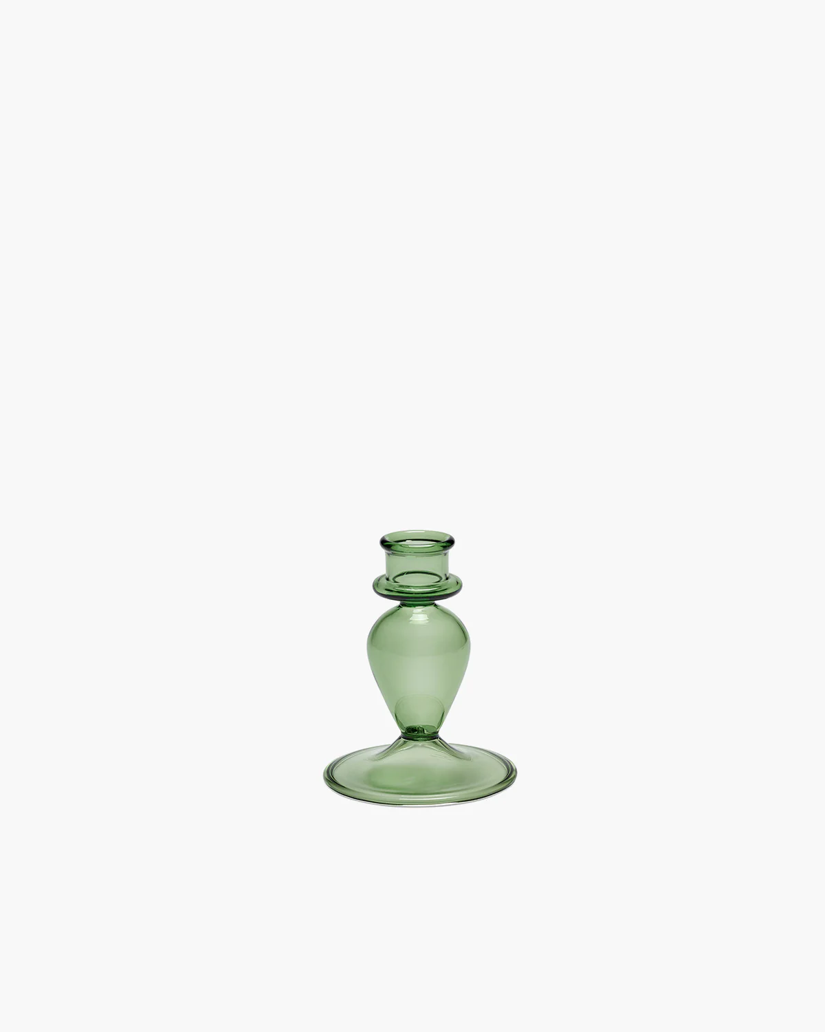 Candle holder 01 green Nabucho
