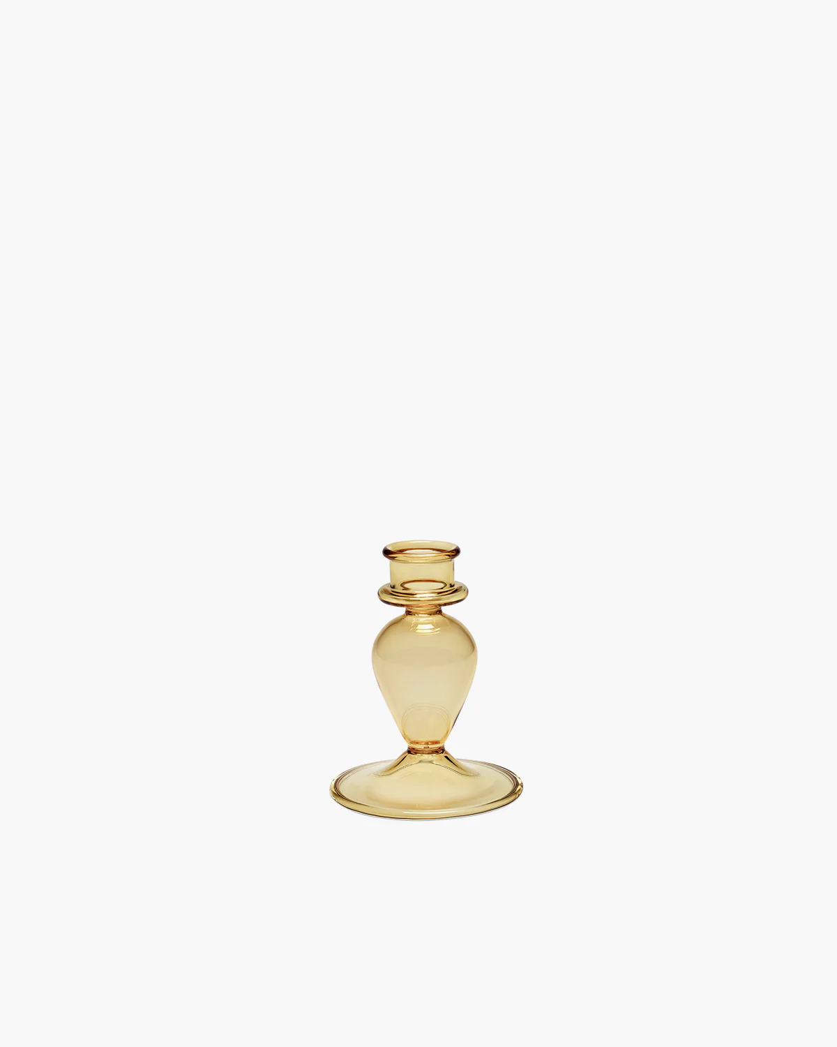 Candle holder 01 yellow Nabucho