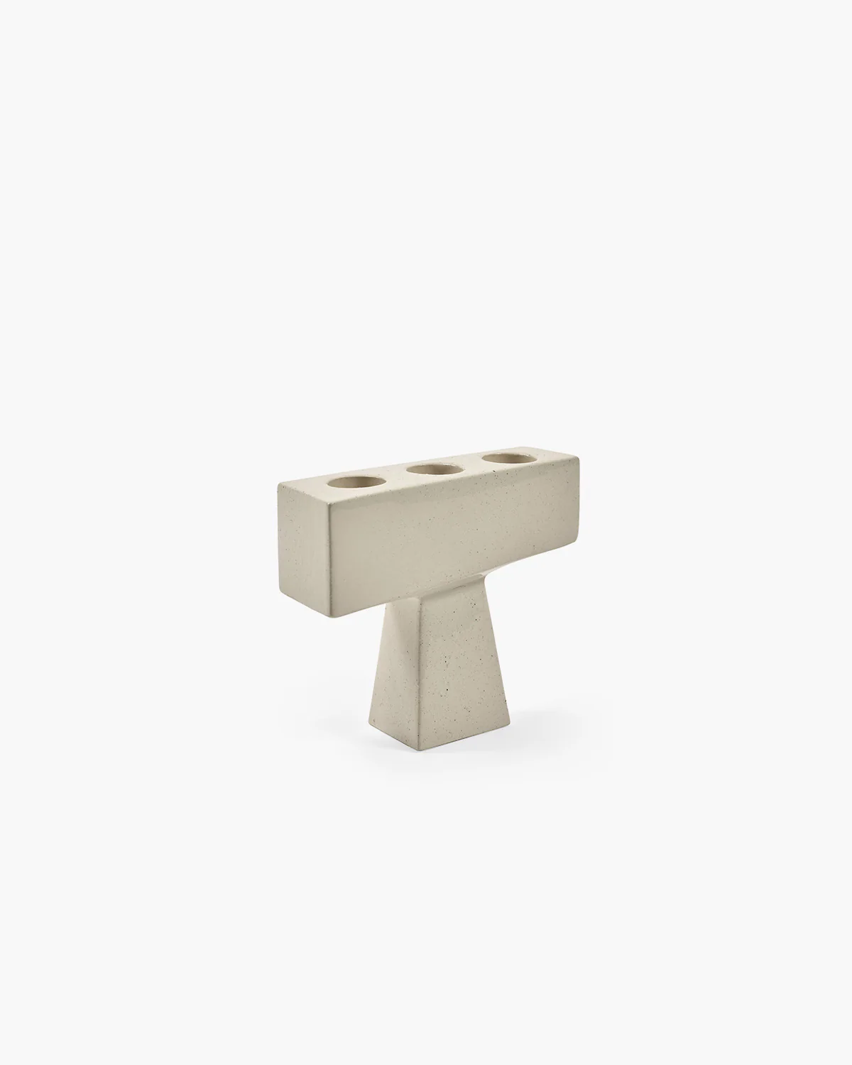 Candle holder 06 beige Molly