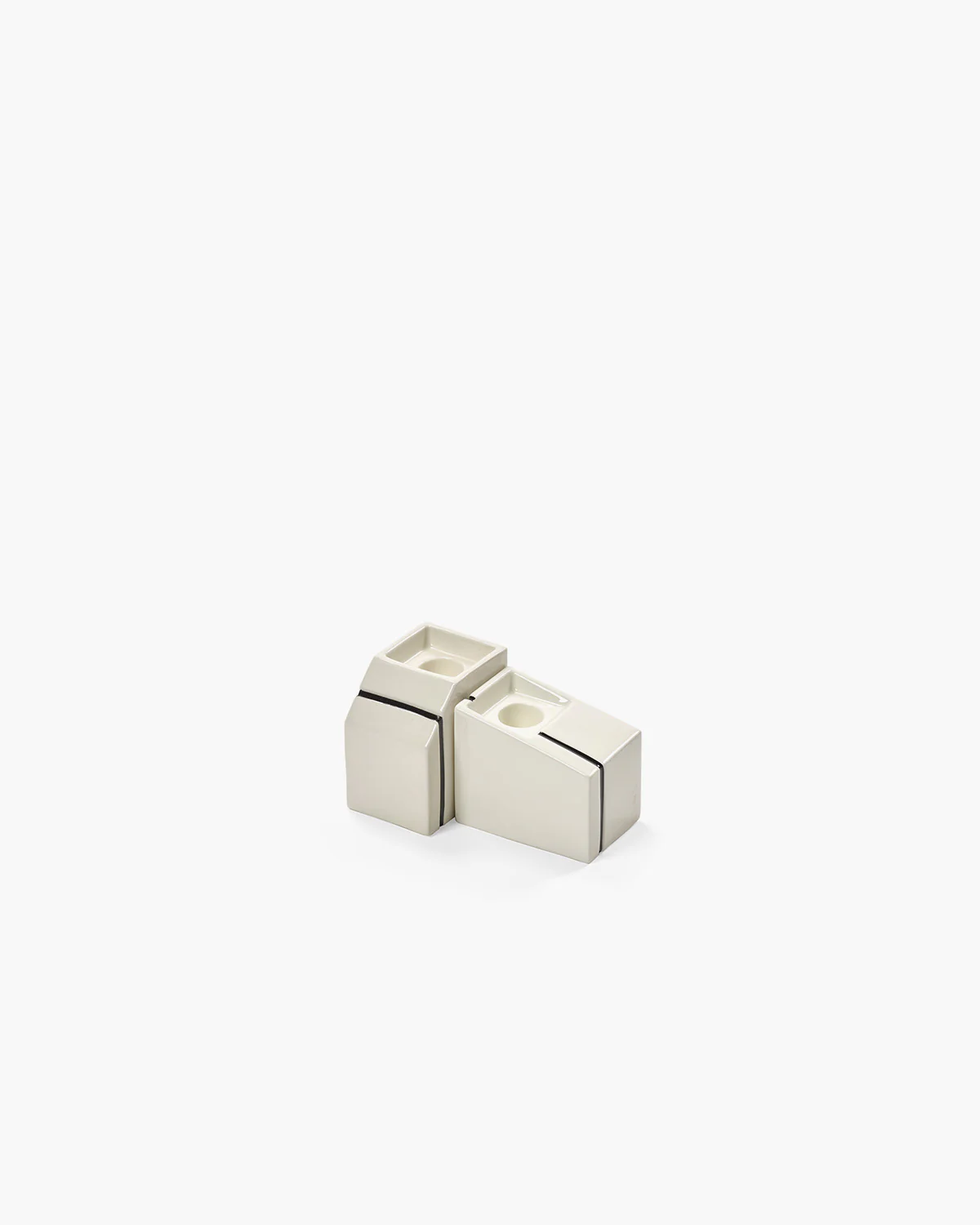 Candle holder ass/2 white Silos - Image 3