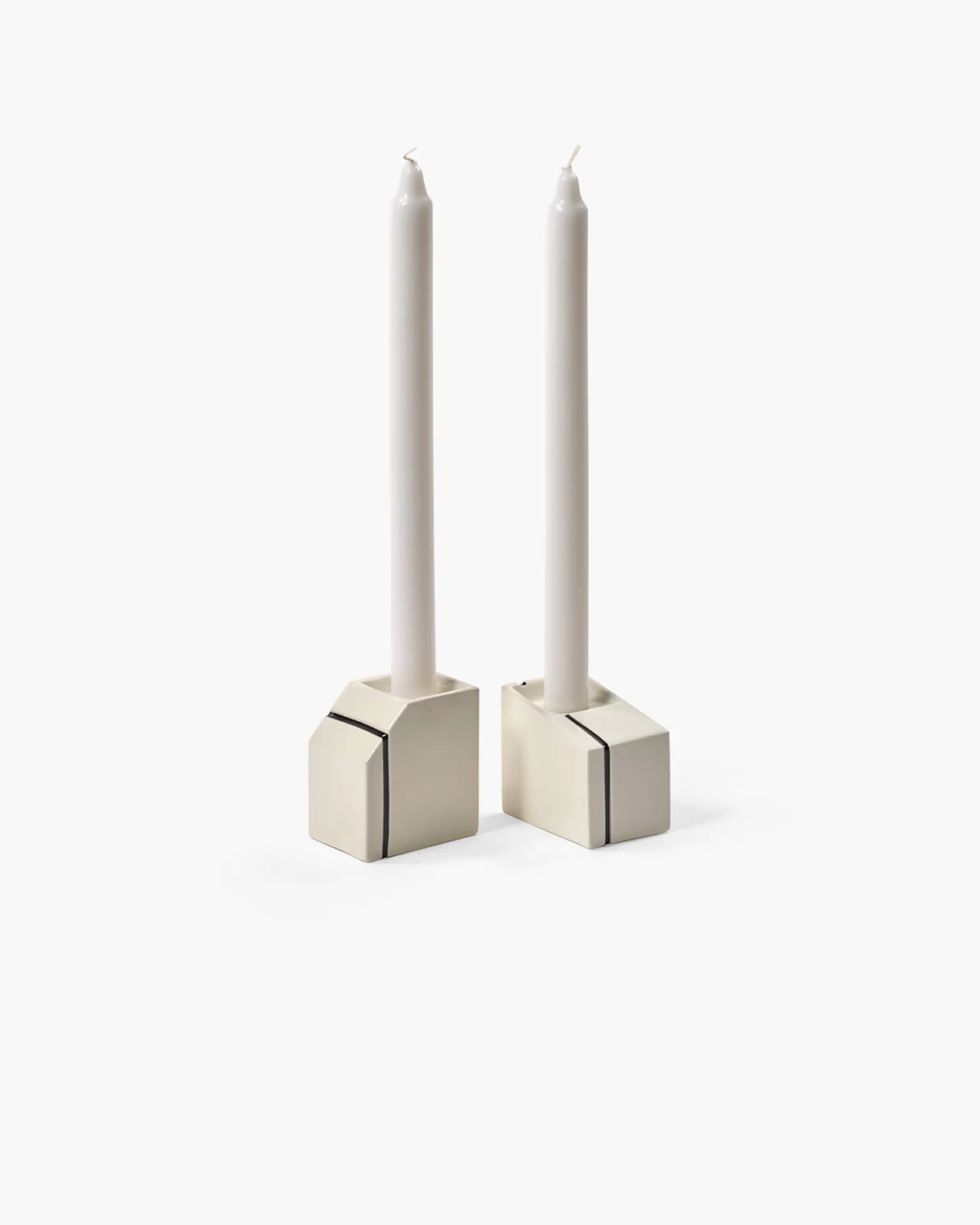 Candle holder ass/2 white Silos - Image 4
