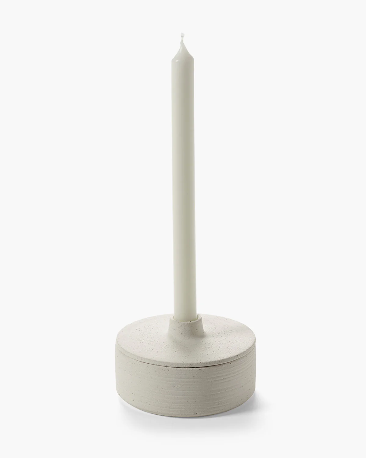 Candle holder & box beige Mira - Image 3