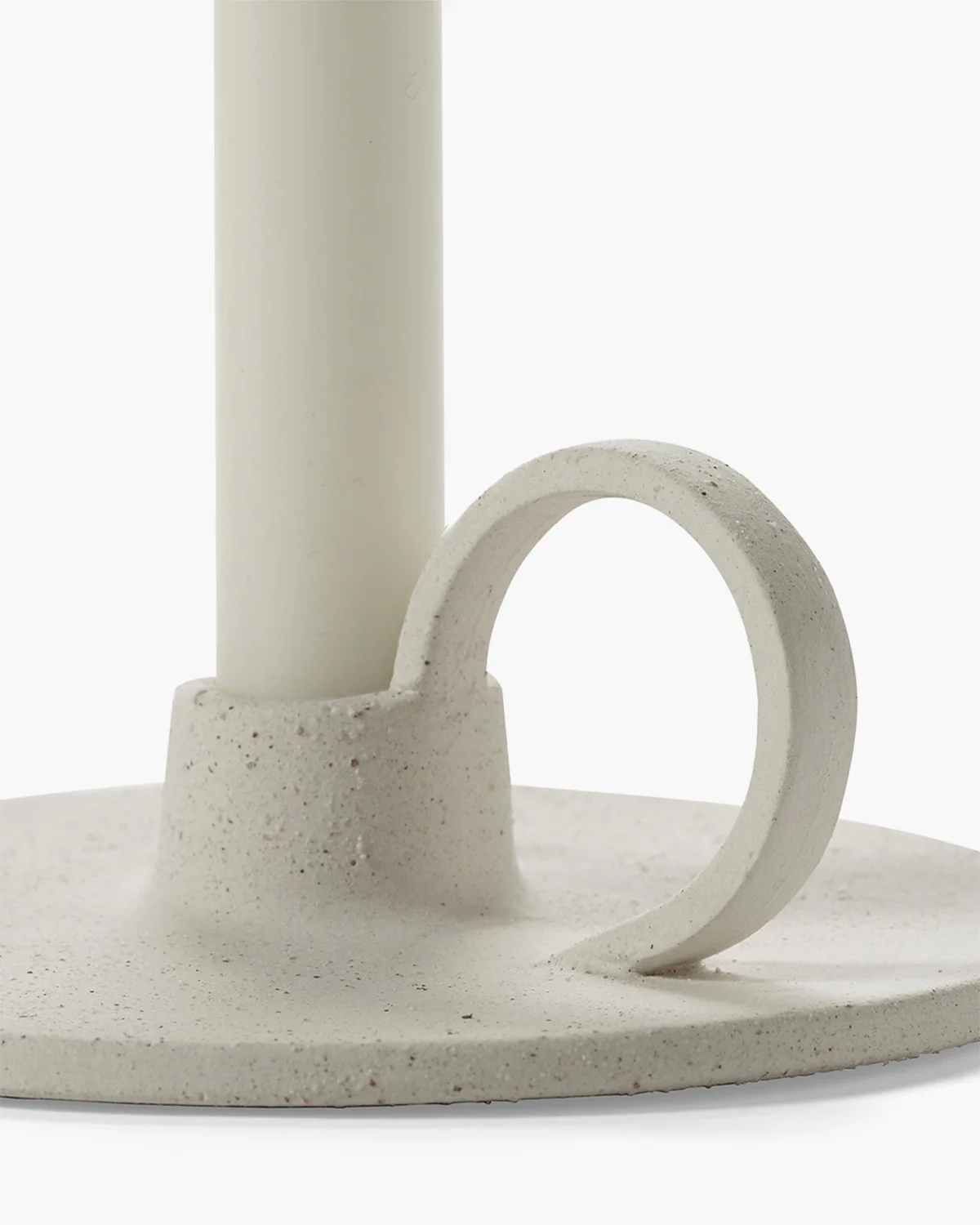 Candle holder S beige Mira - Image 4