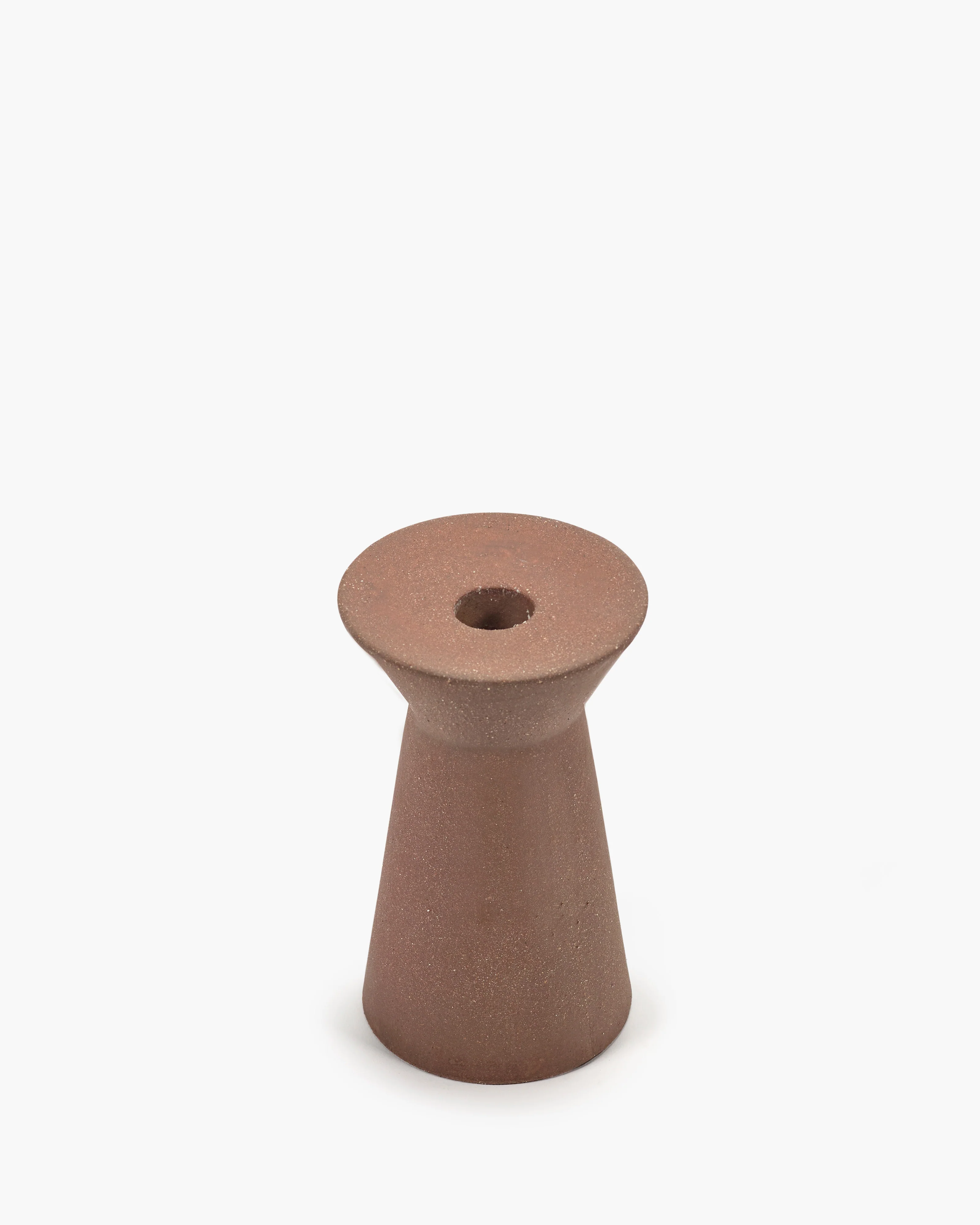 Candle holder S red brown Marie-Ann - Image 2