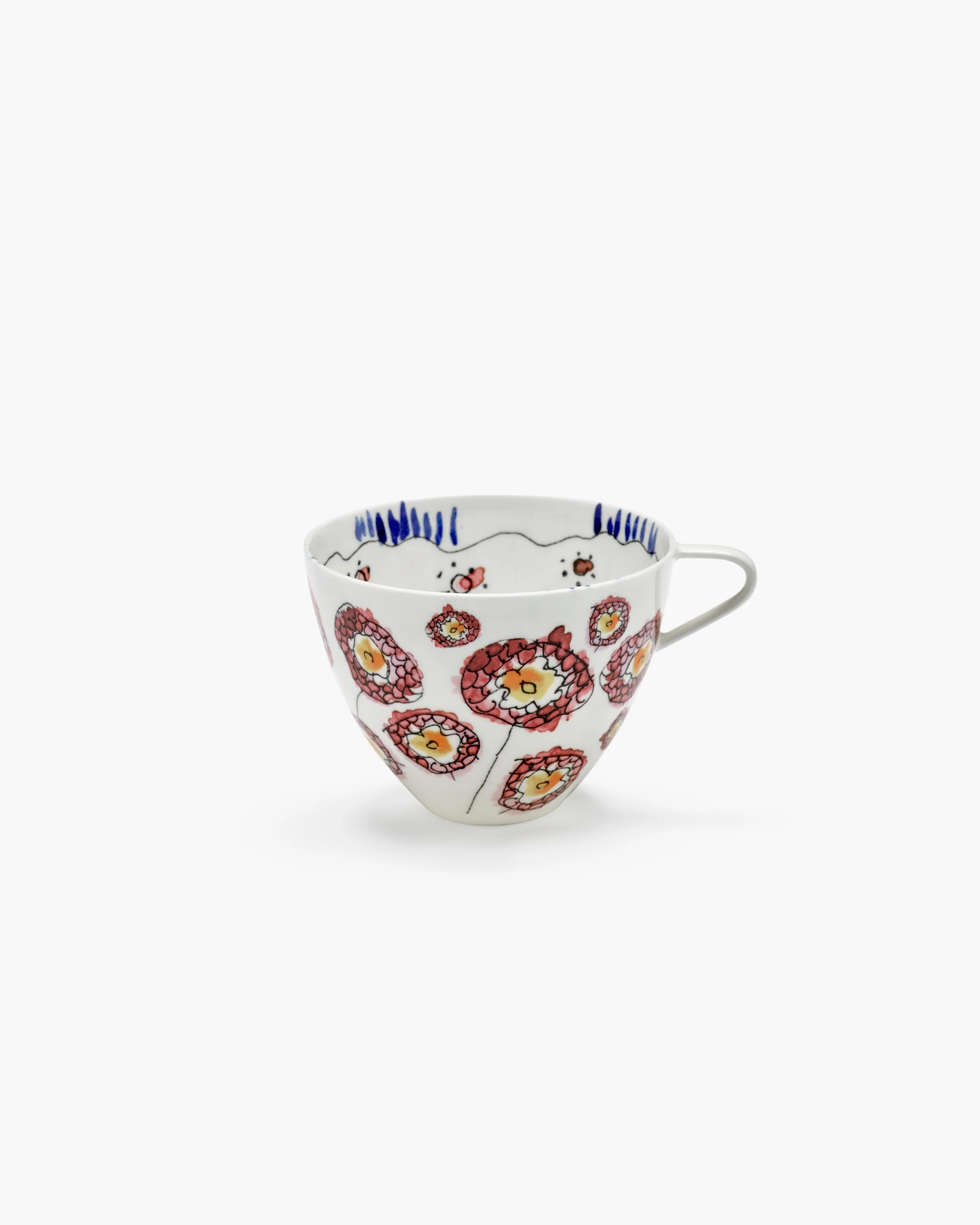 Cappuccino cup Anemone milk Midnight Flowers