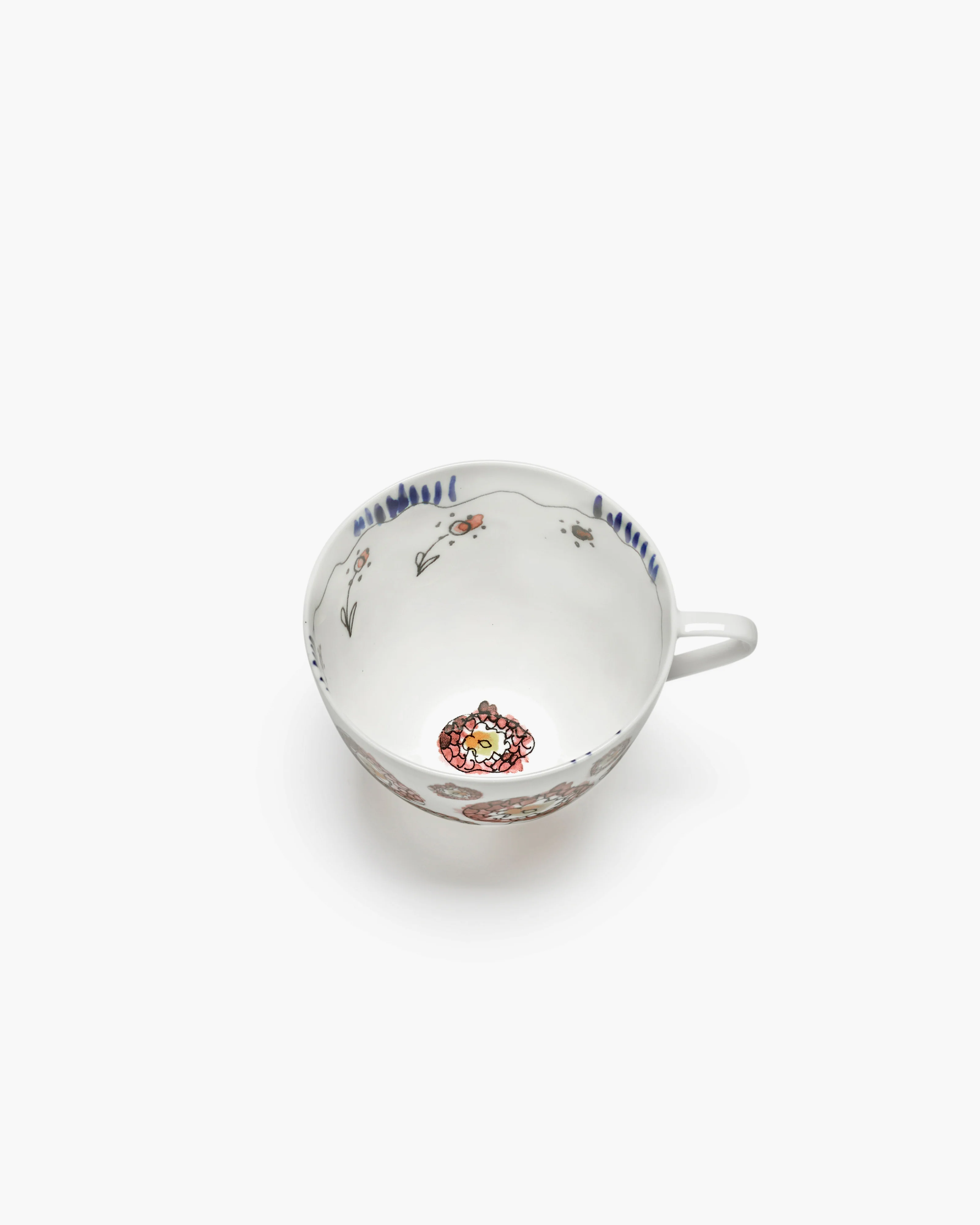 Cappuccino cup Anemone milk Midnight Flowers - Image 4
