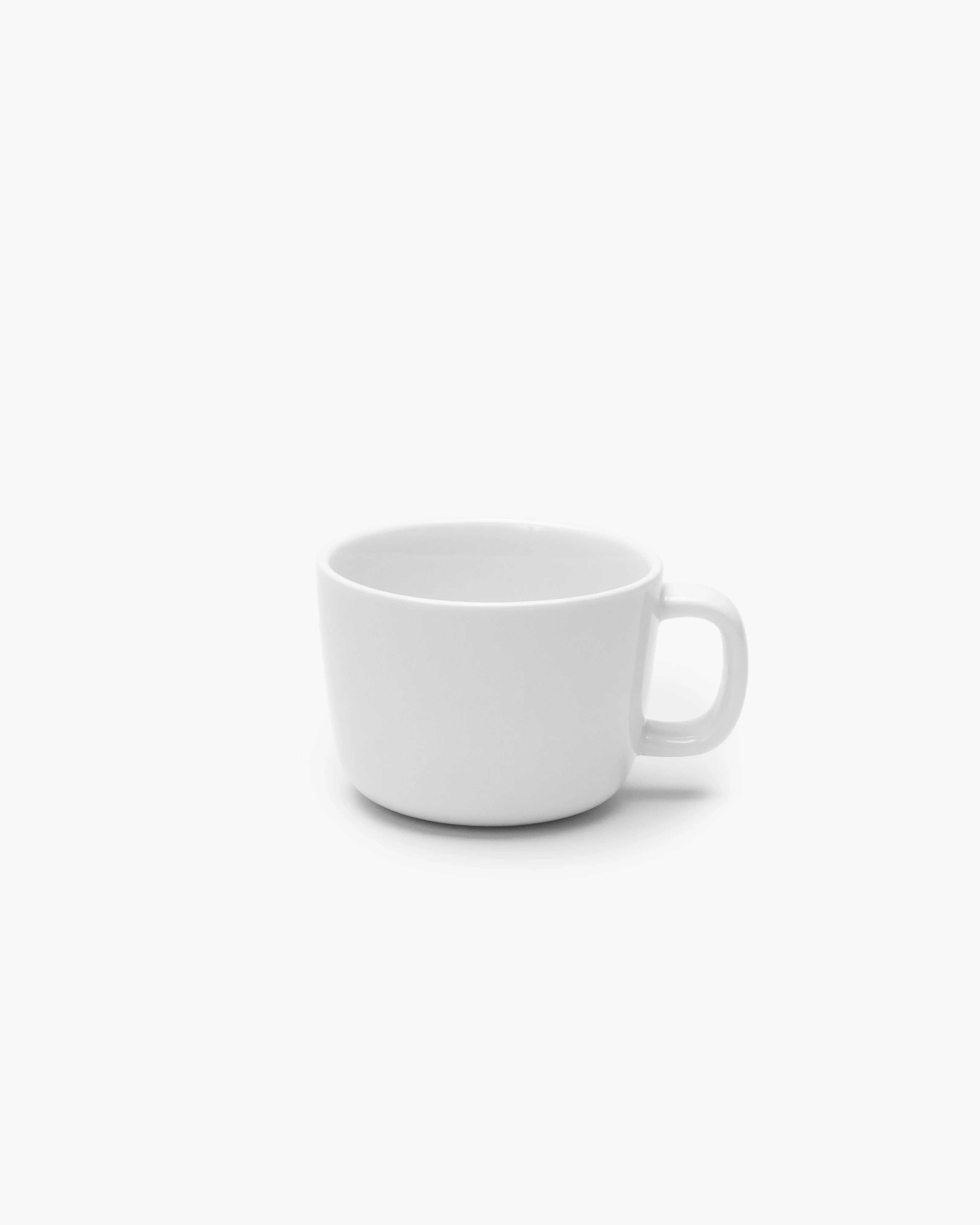Cappuccino cup white glazed Passe-partout