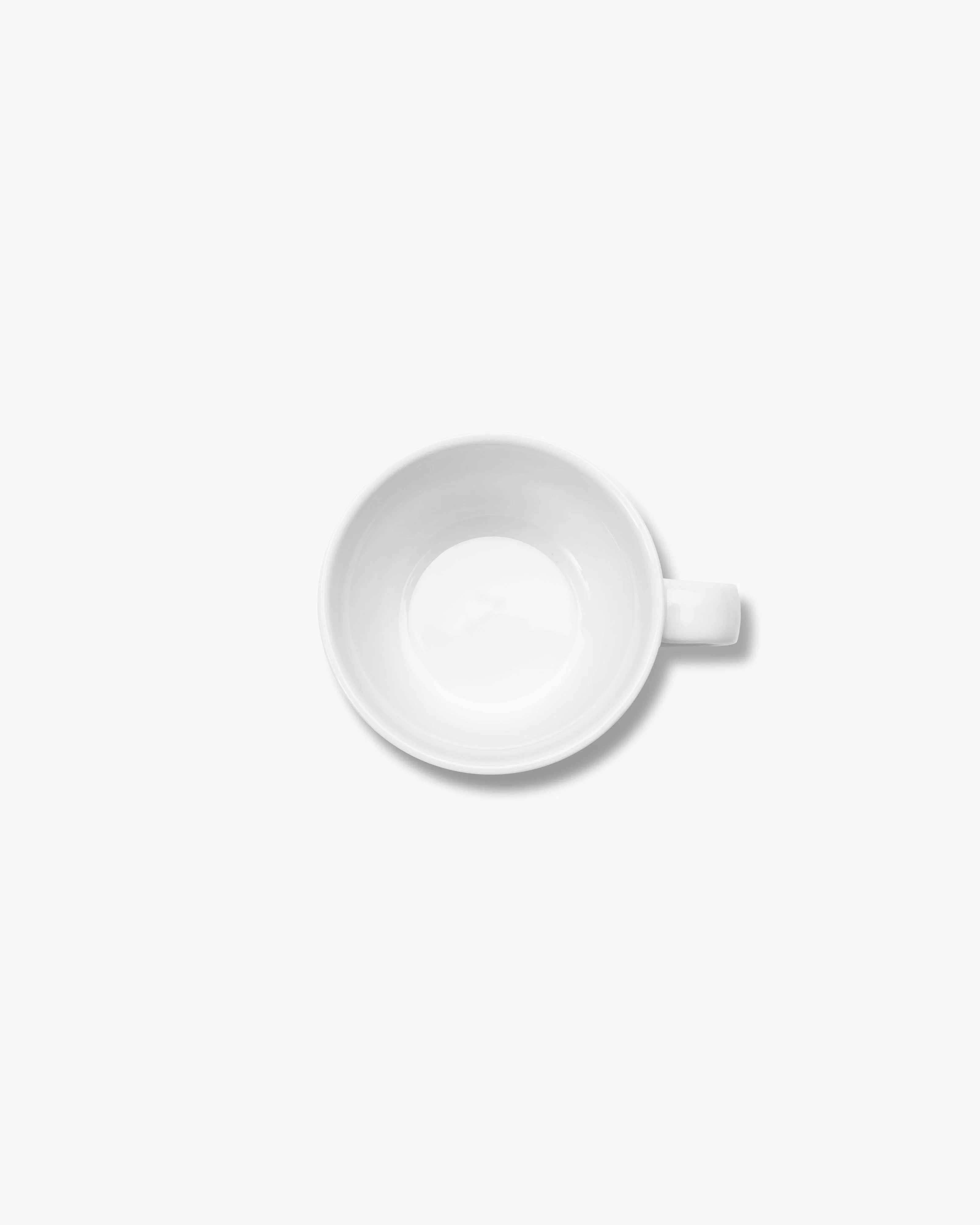 Cappuccino cup white glazed Passe-partout - Image 3