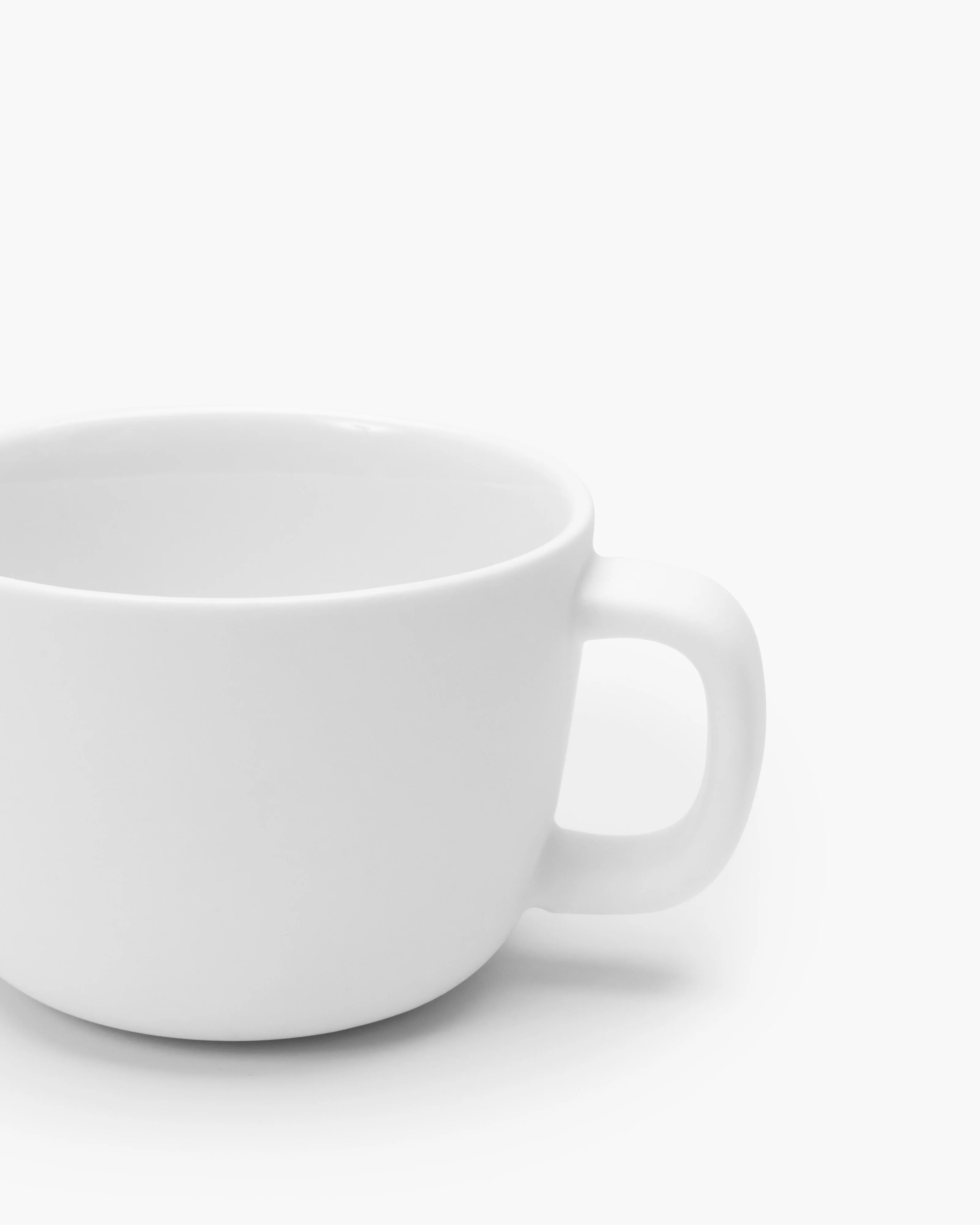 Cappuccino cup white matt Passe-partout - Image 2