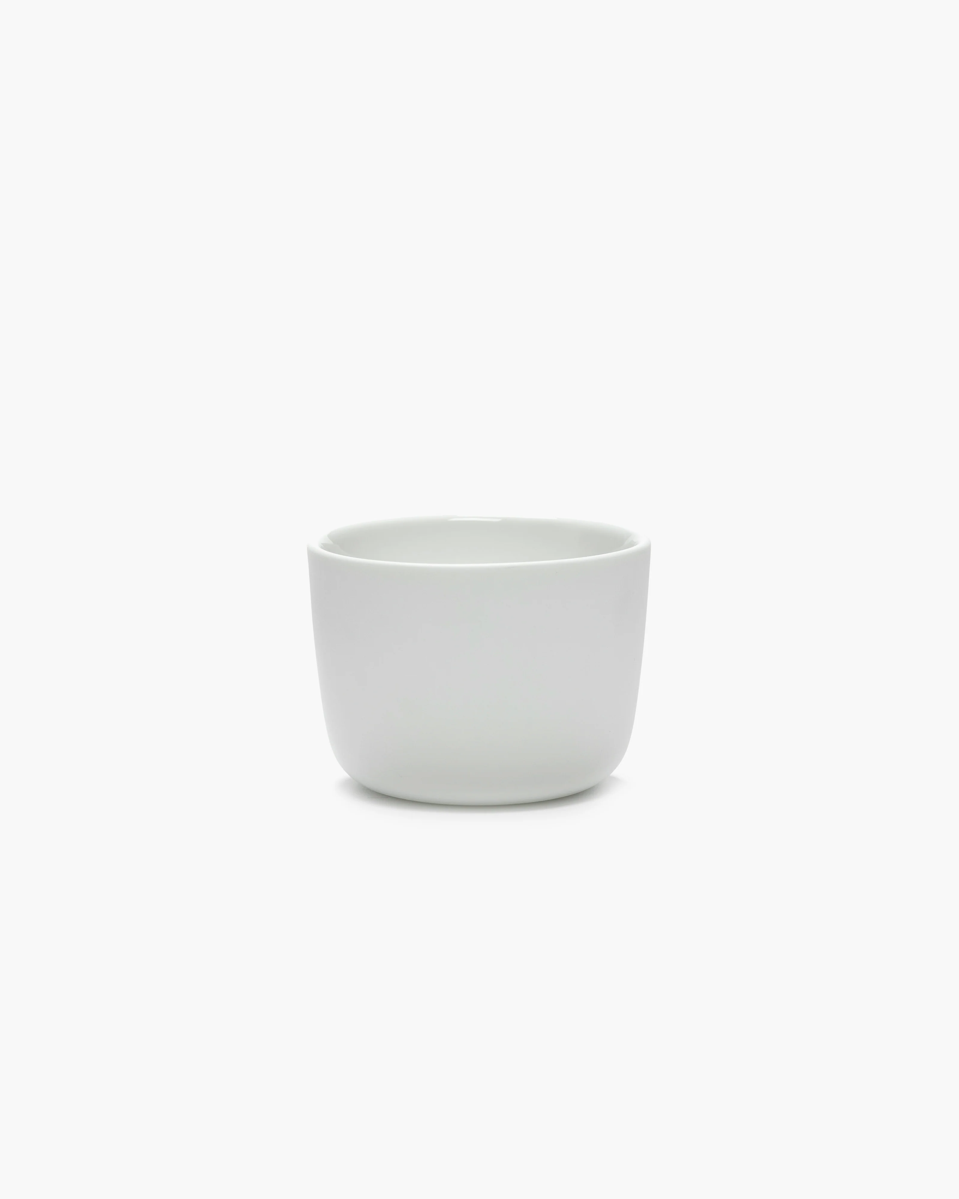 Cappuccino cup without handle white matt