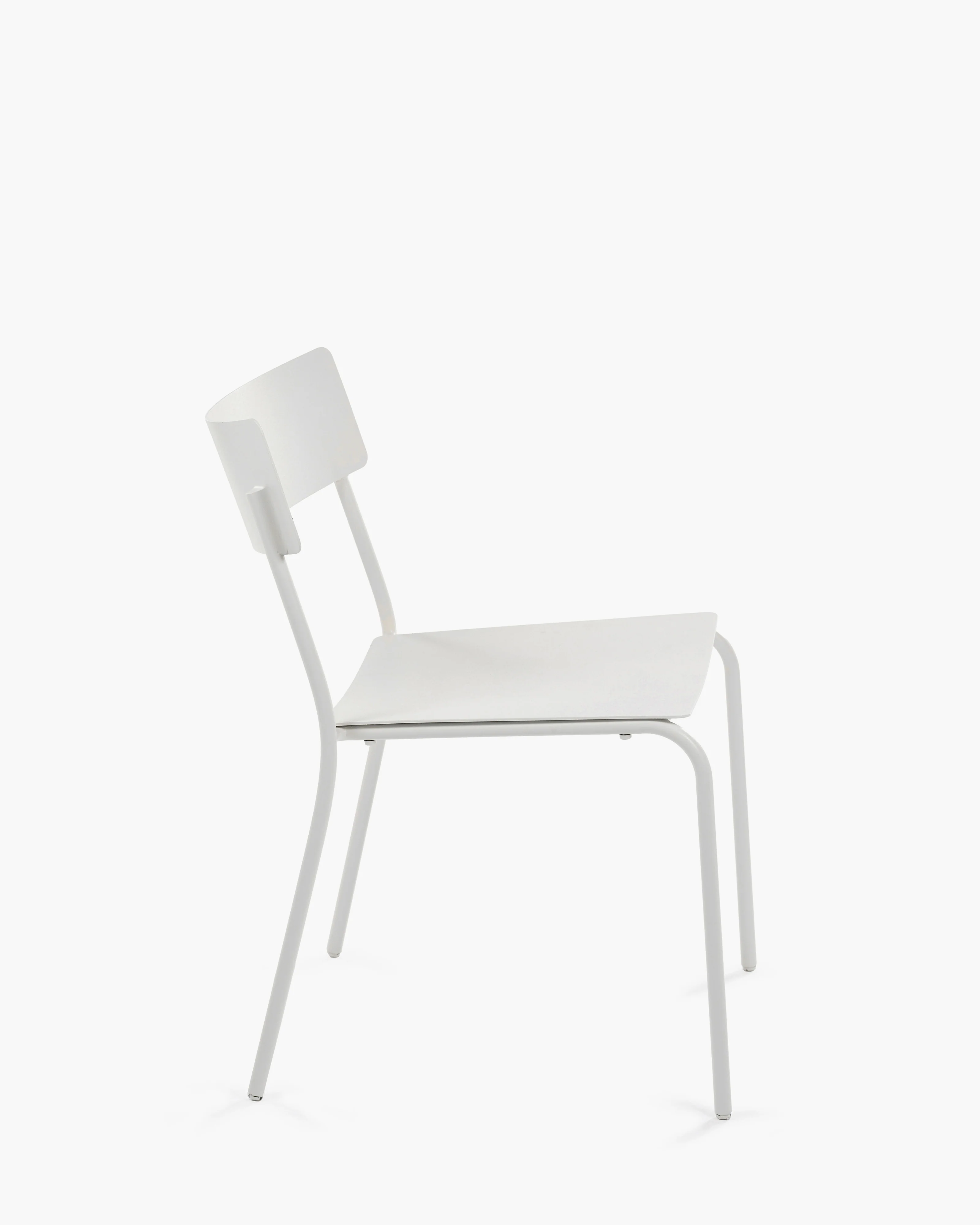 Chair L without armrests aluminium sand August - Image 3