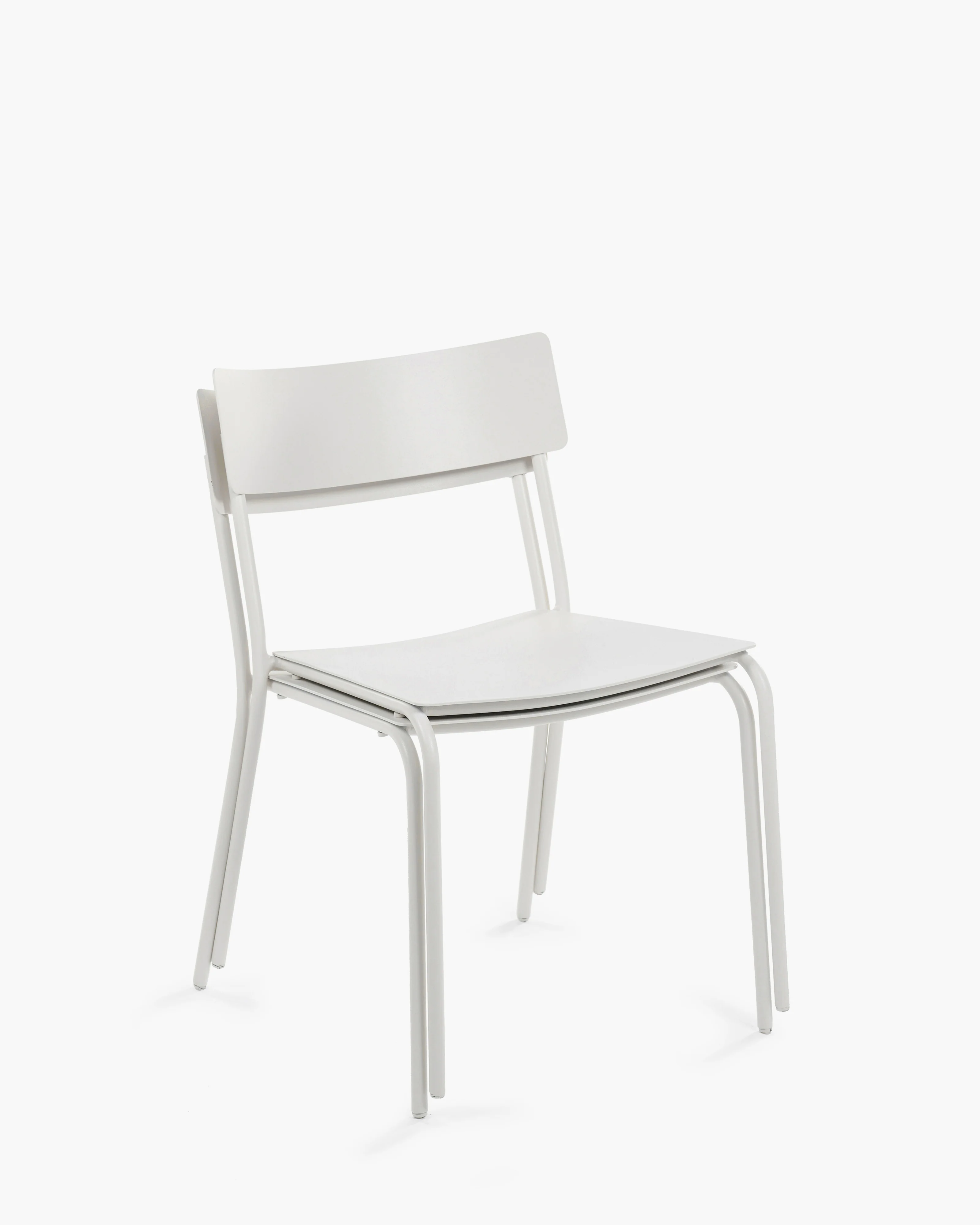Chair L without armrests aluminium sand August - Image 4