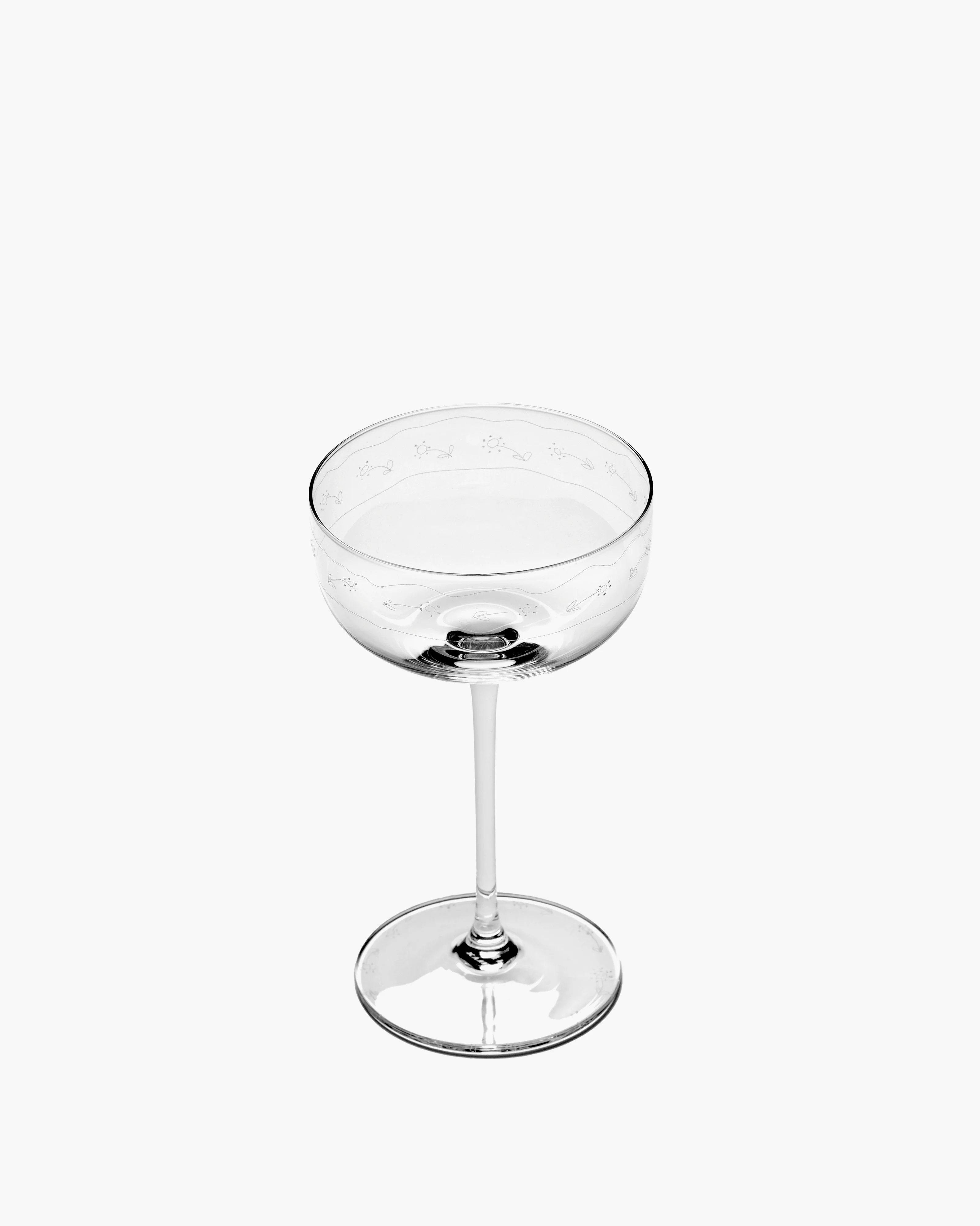 Champagne coupe anemone vaniglia Midnight Flowers - Image 4