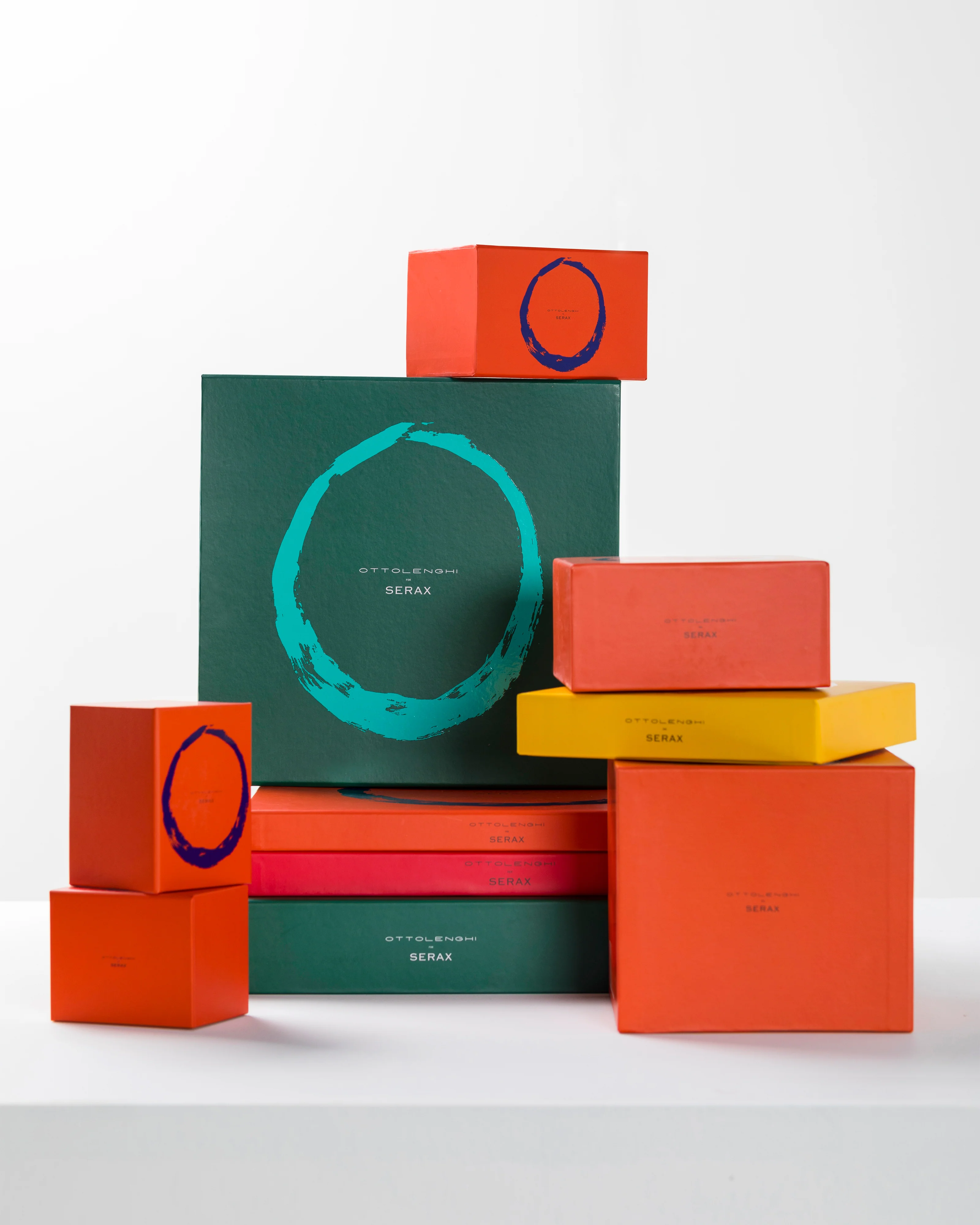 Coffee cup 25cl azure - red stripes Feast - Image 4