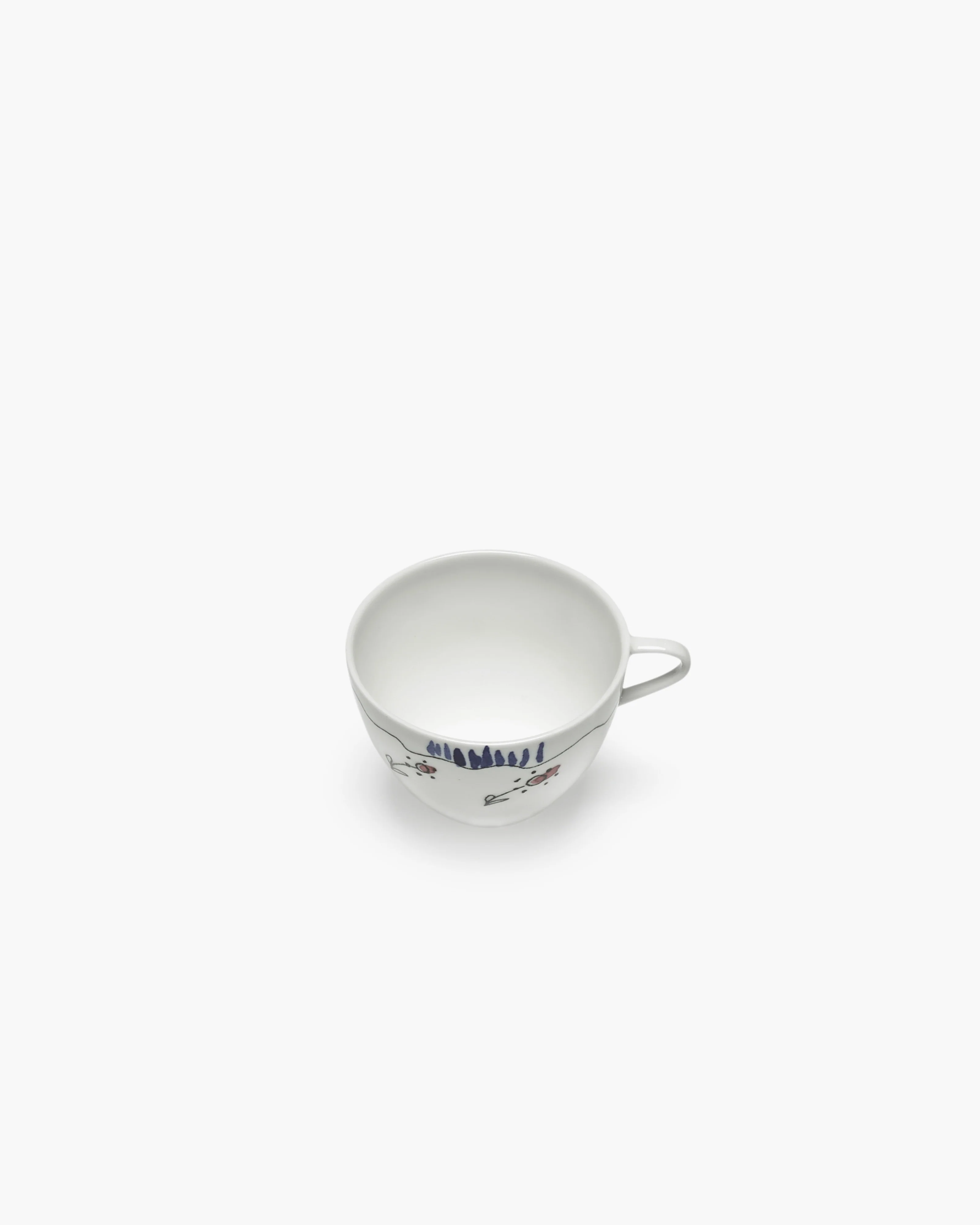 Coffee cup high Anemone milk Midnight Flowers - Image 4
