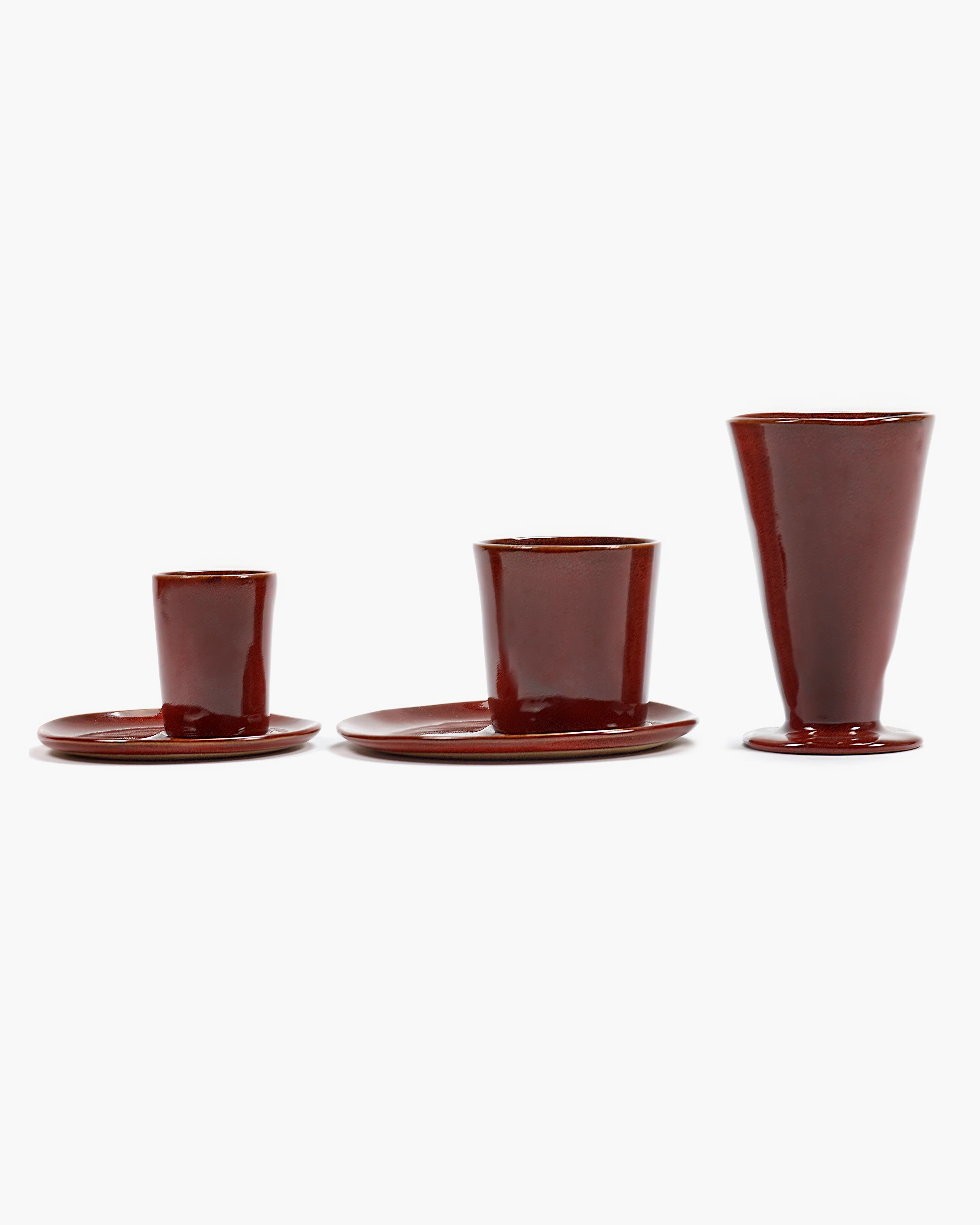 Coffee cup venetian red La Mère - Image 4