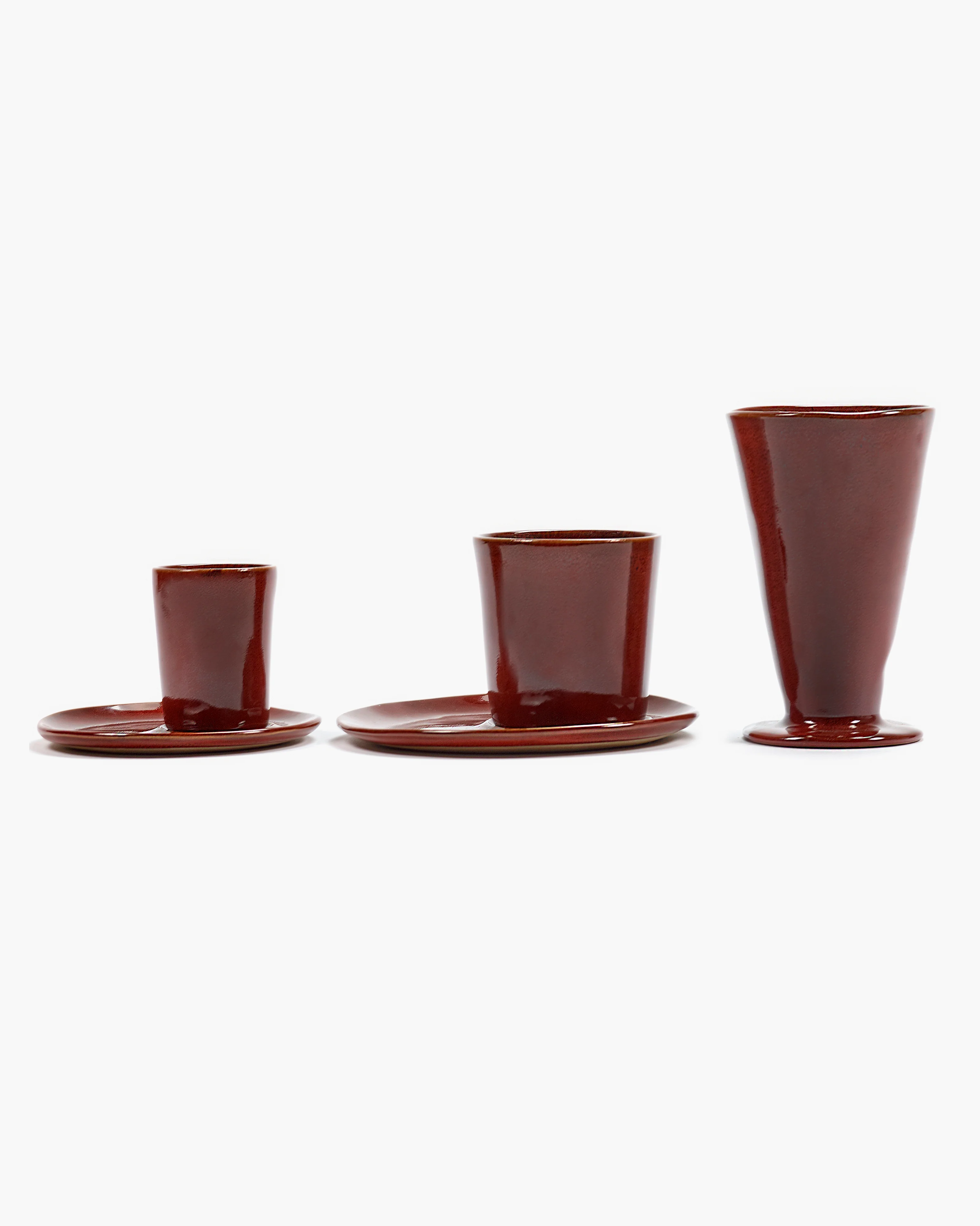 Coffee cup venetian red La Mère - Image 5