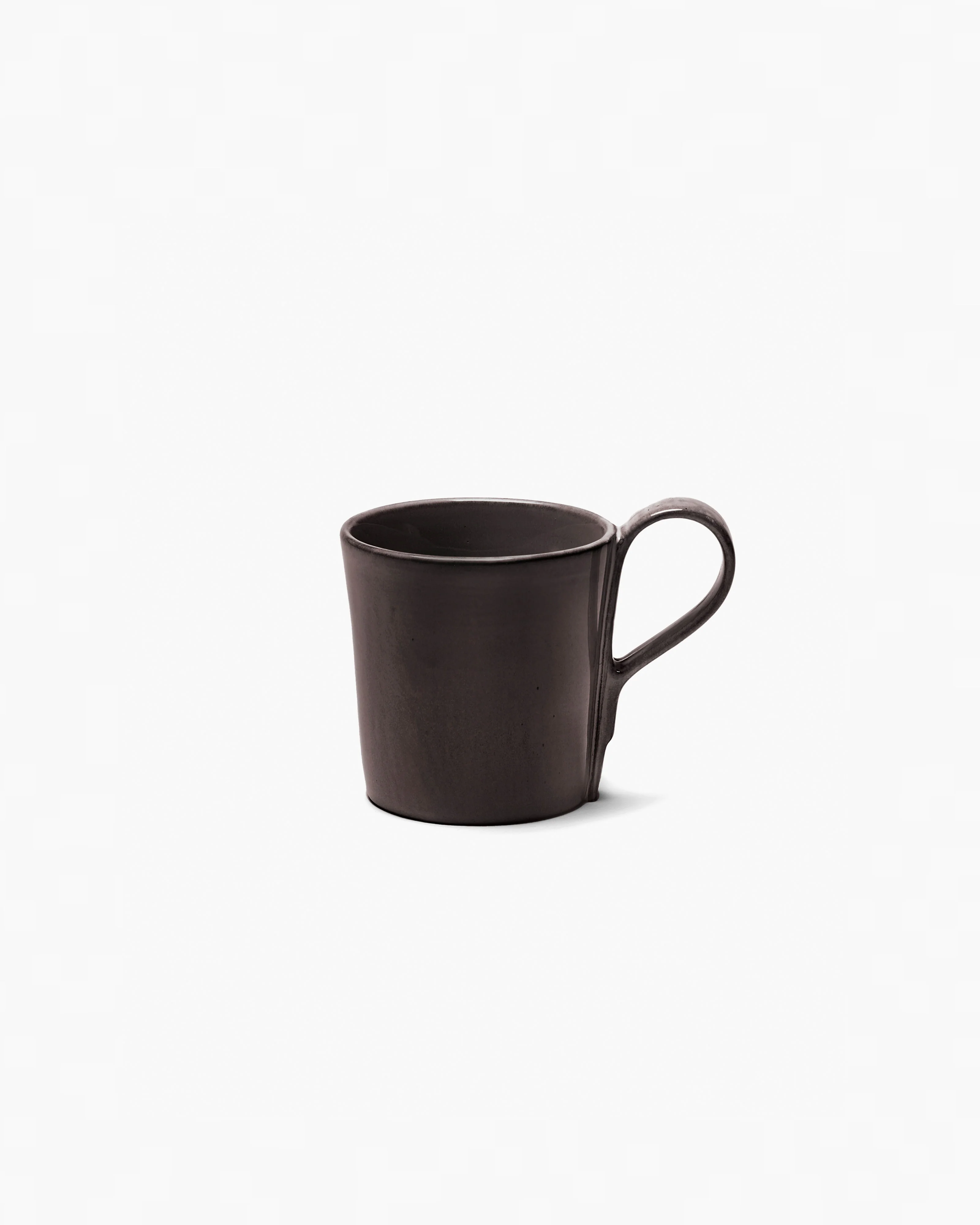 Coffee cup with handle ebony La Mère