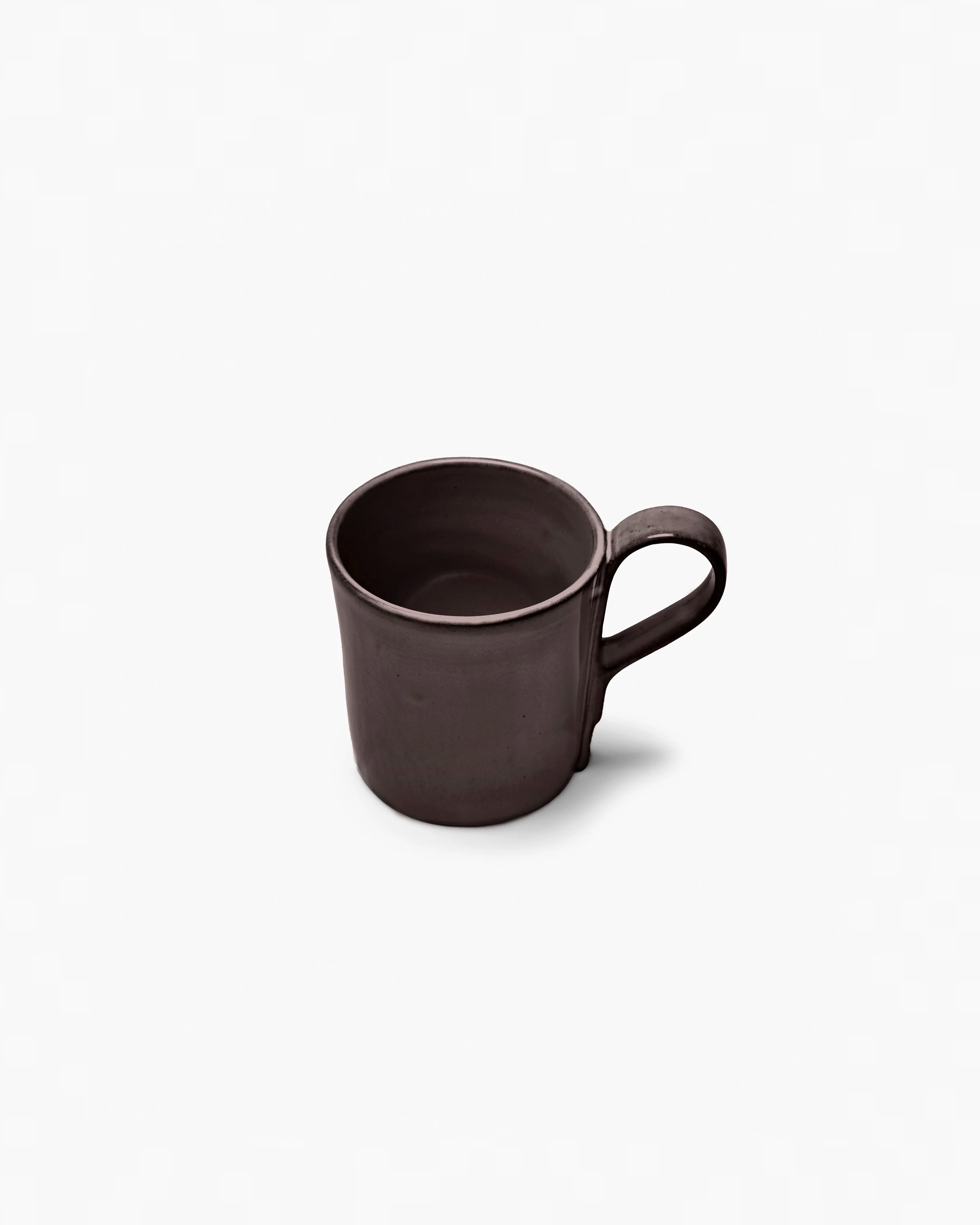 Coffee cup with handle ebony La Mère - Image 3