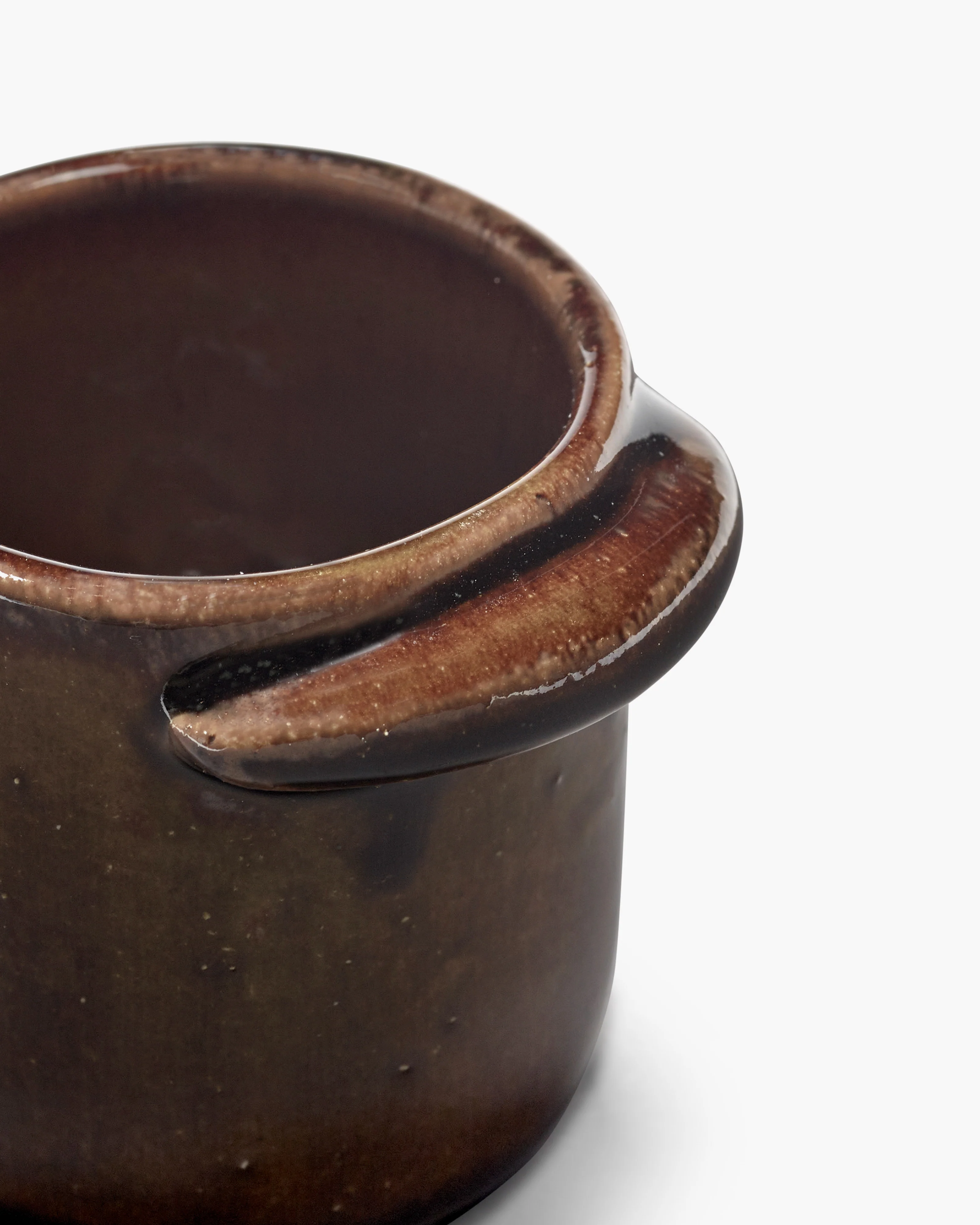 Coffee cup without handle ocher Out of lines - Image 5